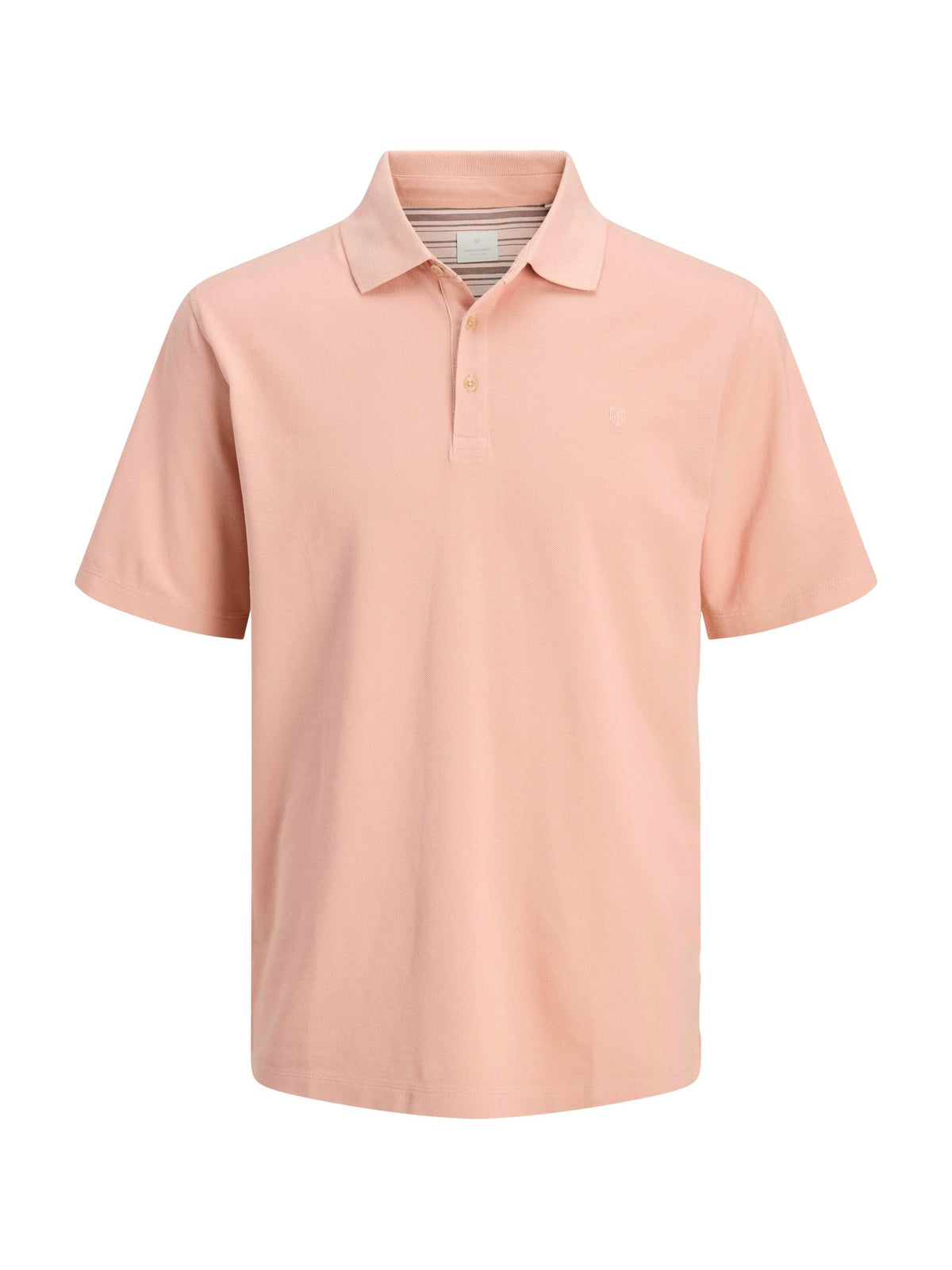 Polo Jack & Jones William Pesca logo ricamato 12257315 /Rose Dust JACK & JONES 