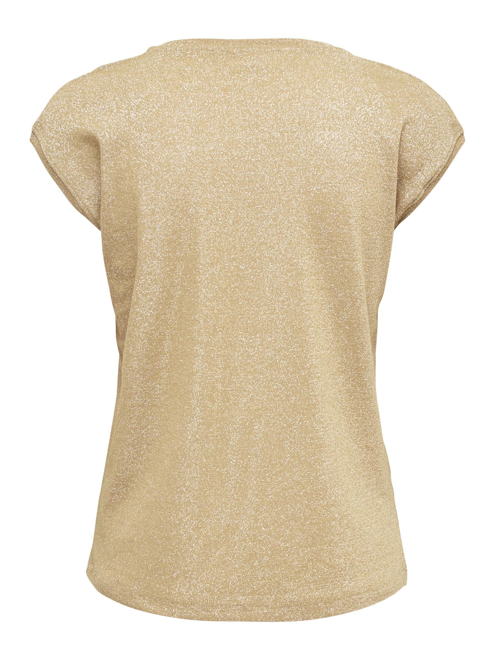 T-Shirt Only Silver Oro in lurex 15136069 /Gold Colour ONLY 