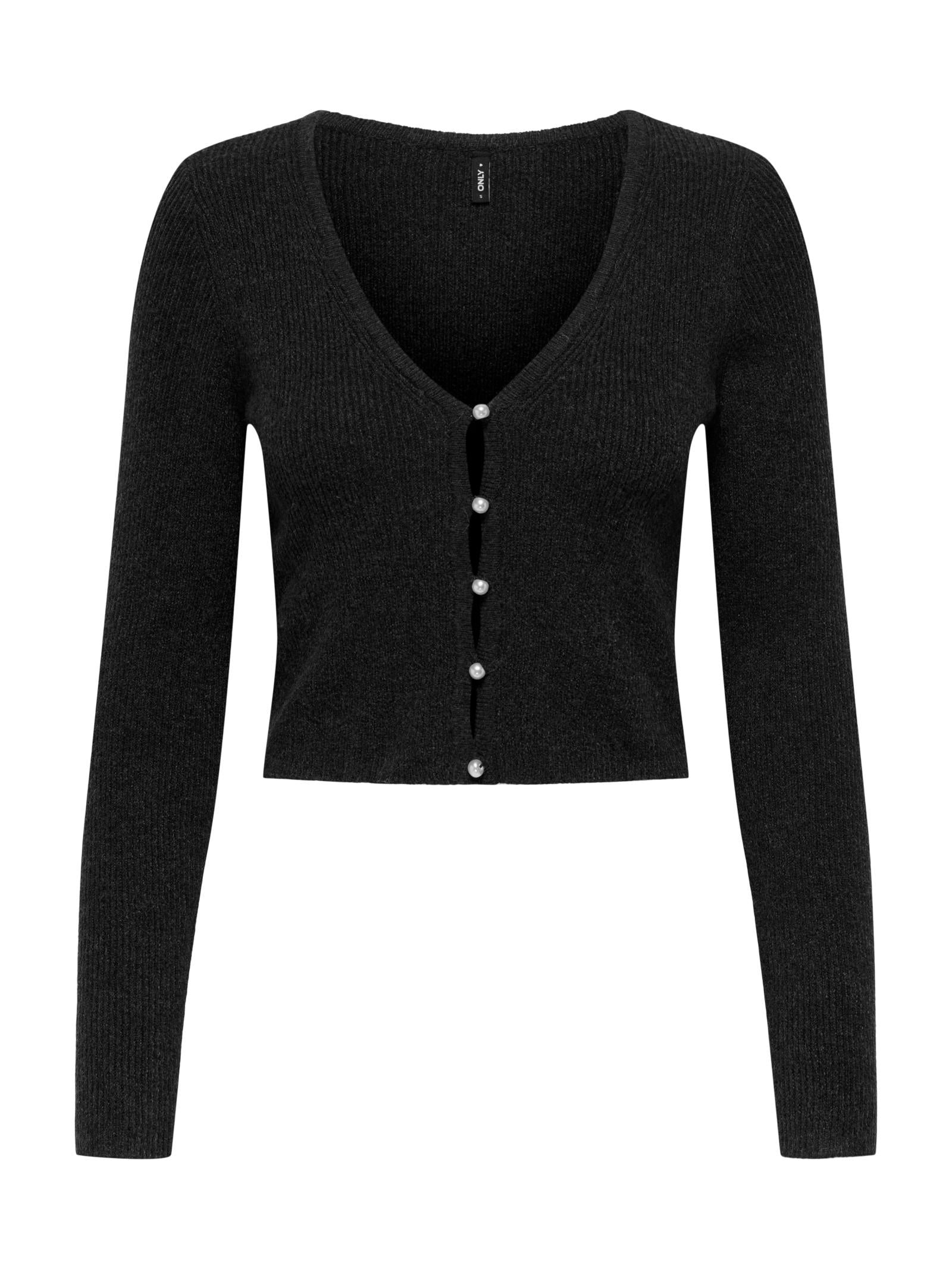 Cardigan Only Rica Antracite scollo a V 15349137 /Dark Grey Melange ONLY 