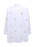 Camicia Only Bianco Lina polsini ampi 15283743 /Teddy Bright ONLY 