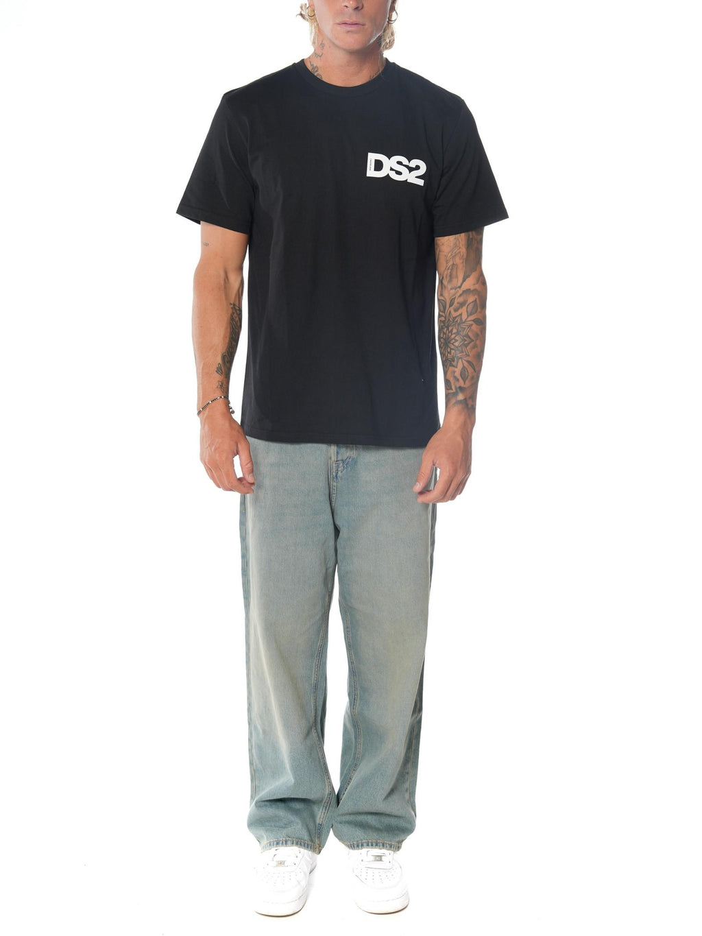 T-shirt DS2 Nero basic FW25225 NERO DS2 