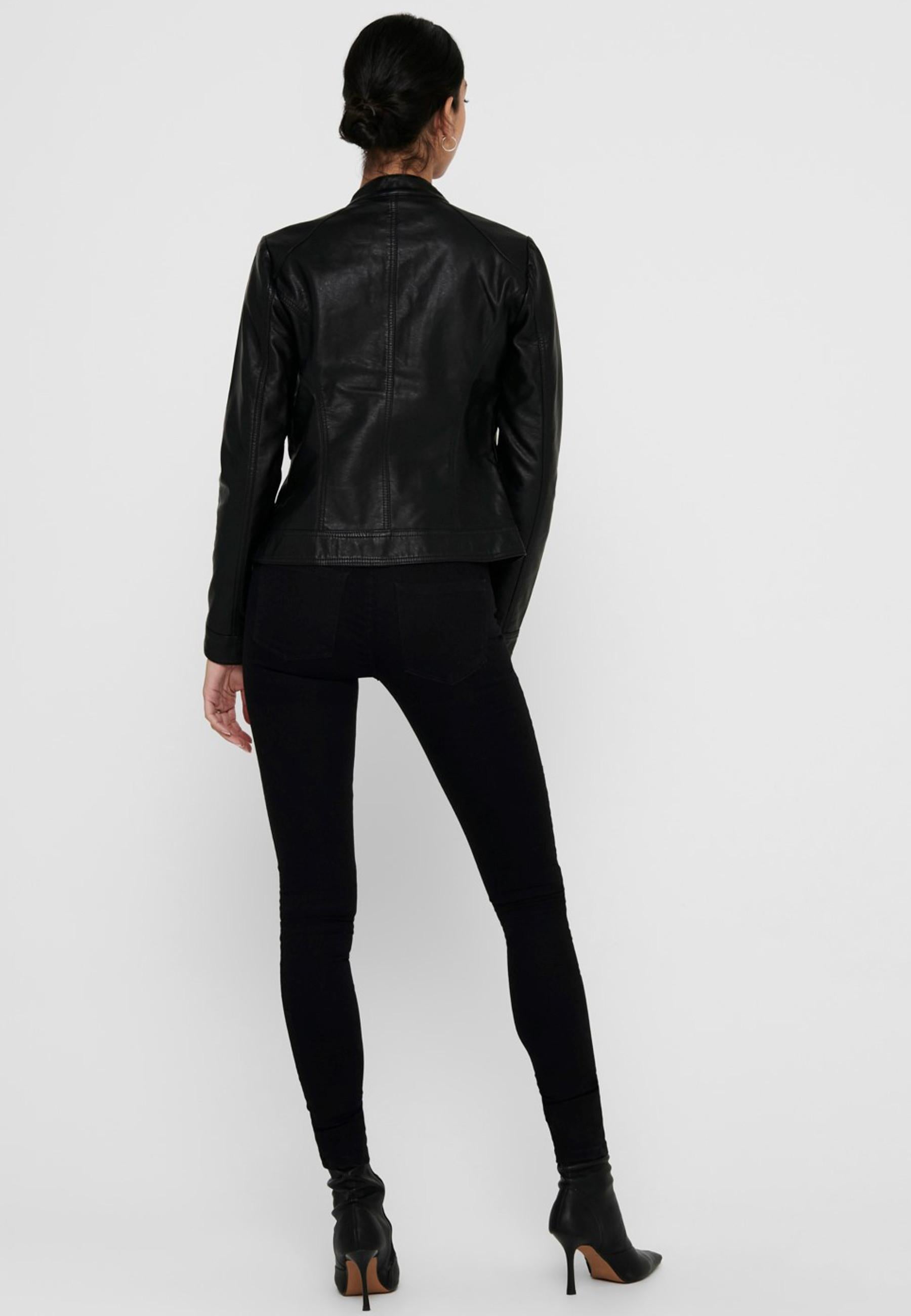 Giubbotto Only Nero Bandit in Ecopelle 15081400 /Black ONLY 