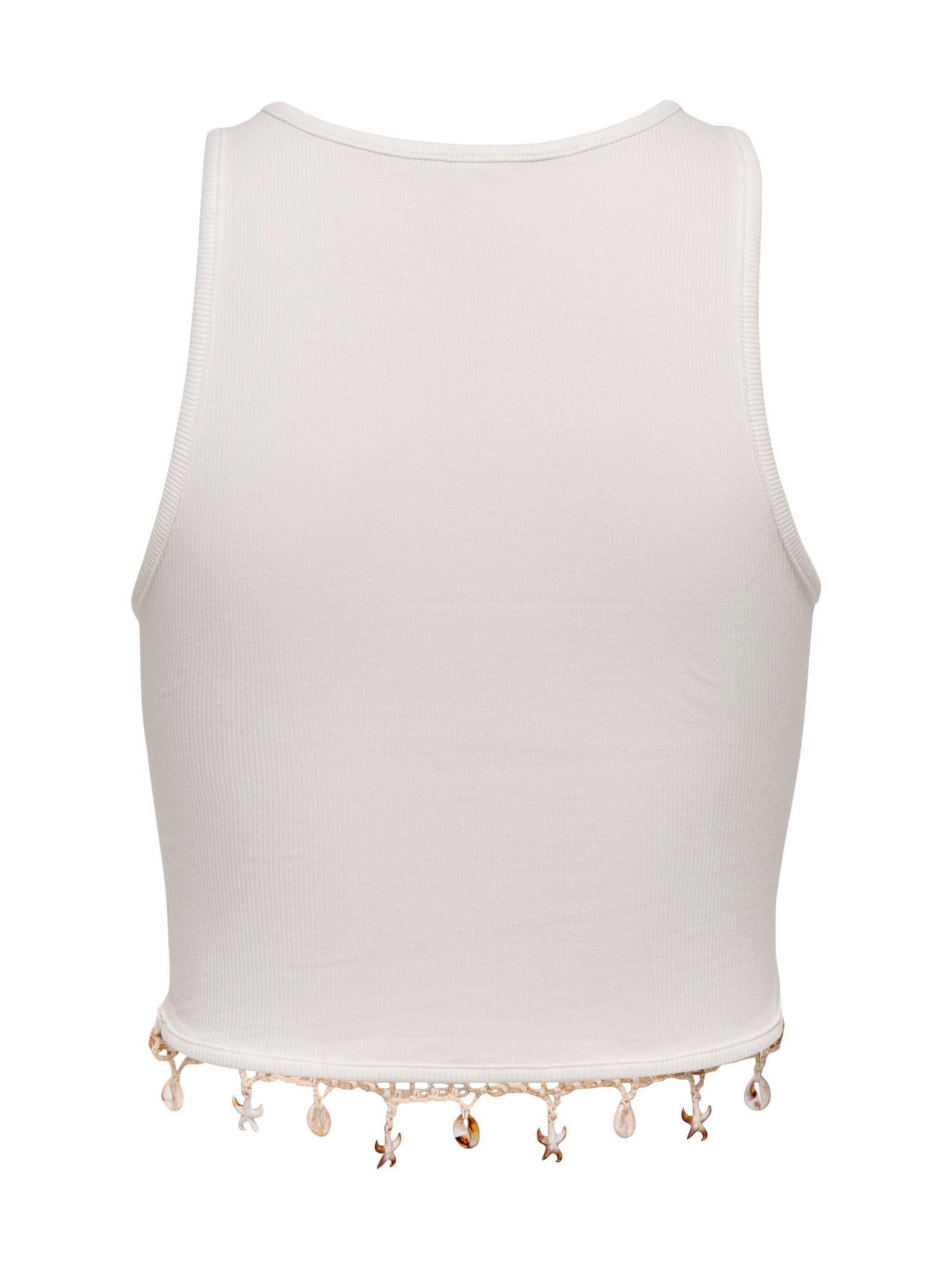 Top Only Bianco Shelly cropped 15325019 /Cloud Dancer ONLY 