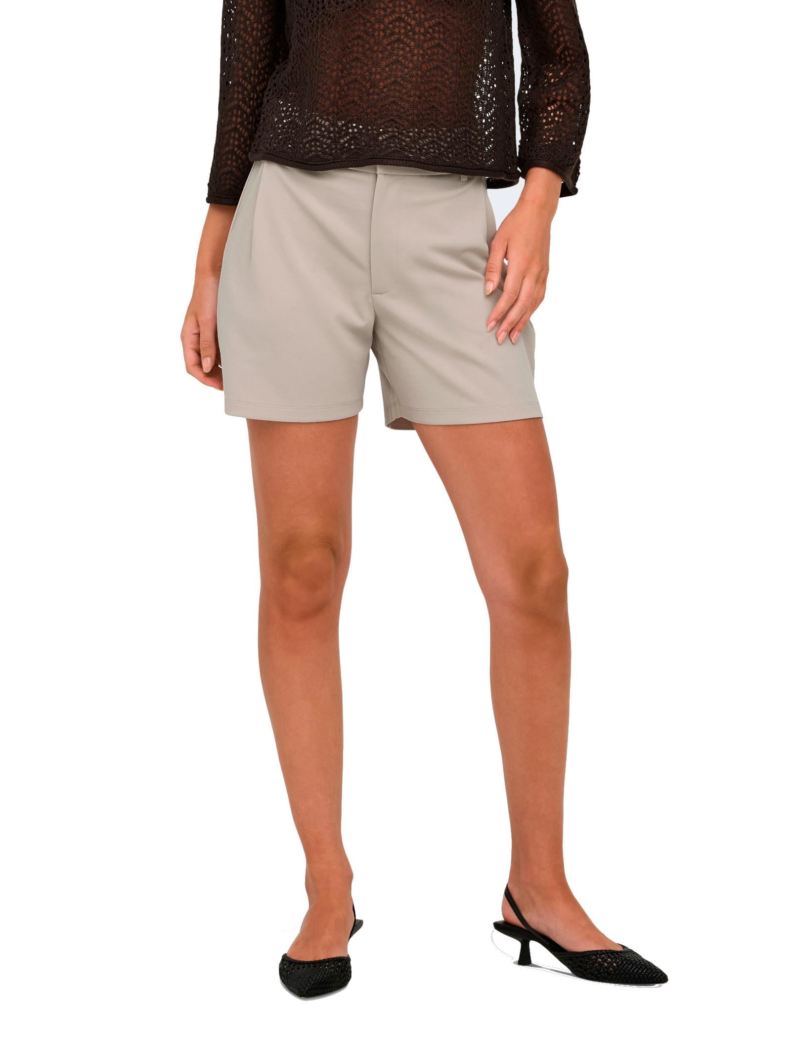 Shorts JDY Beige Geggo a vita alta 15370254 /Chateau Gray JDY 