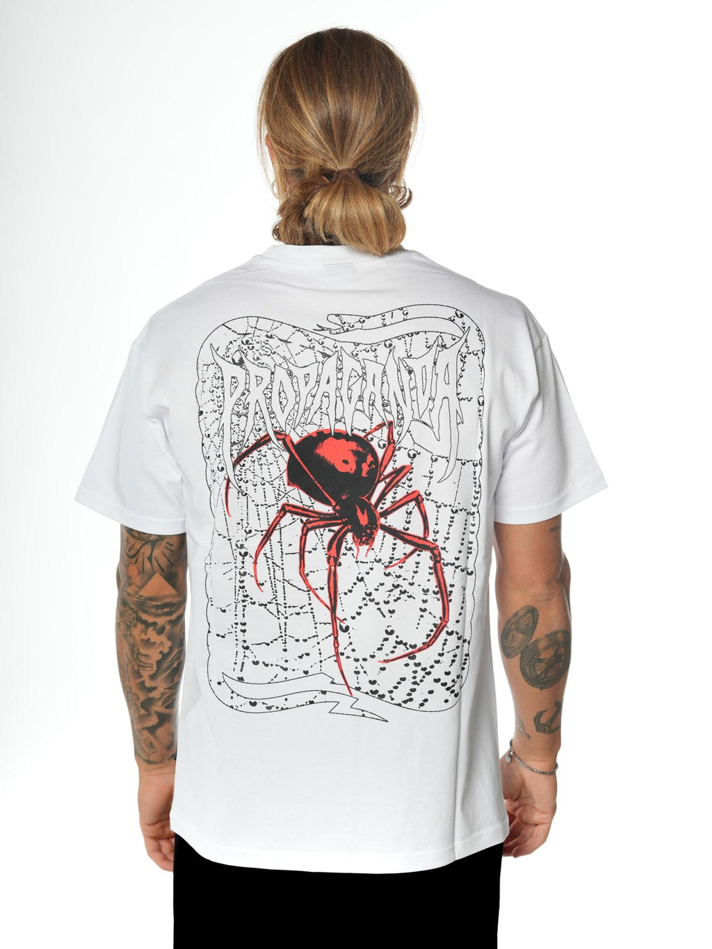 T-shirt Propaganda Bianco Ribs Spider TS572 BIANCO PROPAGANDA 