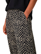 Pantalone Only Katty Nero Beige fantasia 15341492 /Black ONLY 