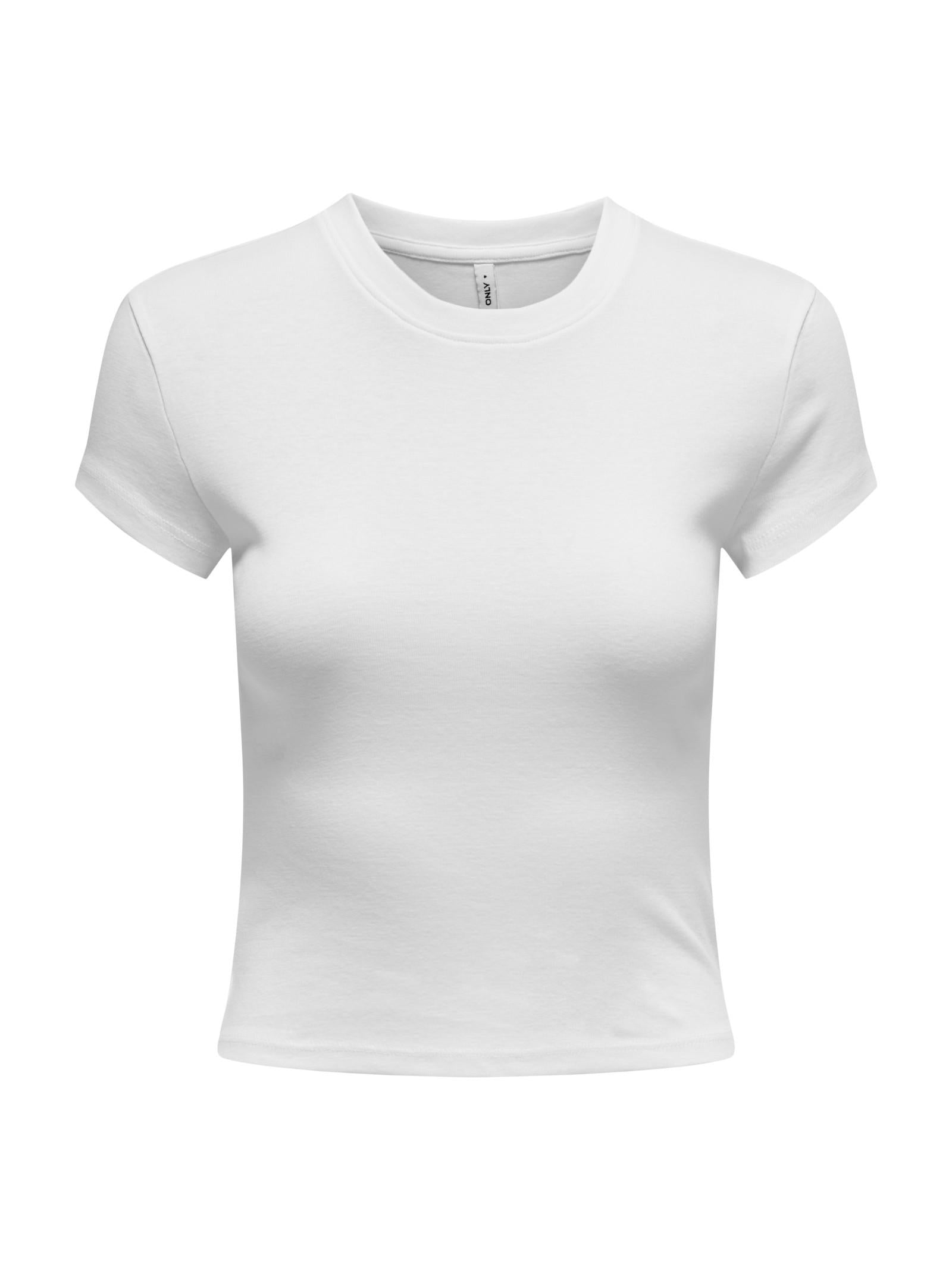 T-shirt Only Bianco Elina maniche corte 15320229 /White ONLY 