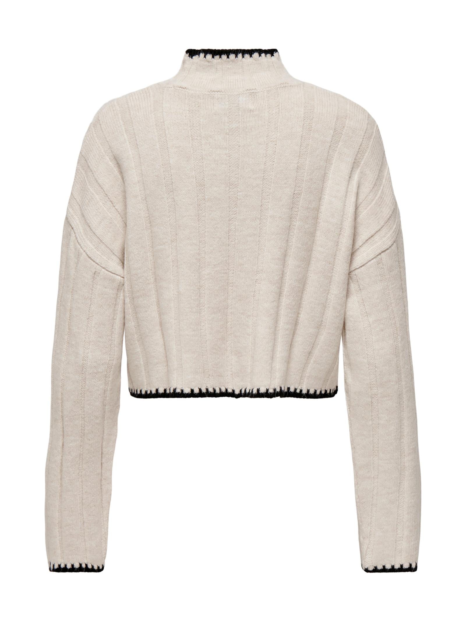 Maglia Only Chick Panna collo alto 15329963 /Pumice Stone ONLY 