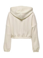 Felpa Only Scarlett Panna con zip 15346449 /Birch ONLY 