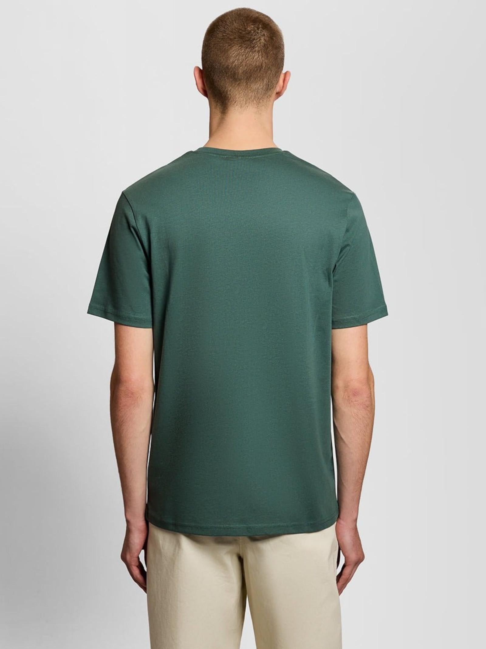 Polo Lyle & Scott Verde colletto logo SP400VOG EVERGLADE LYLE & SCOTT 
