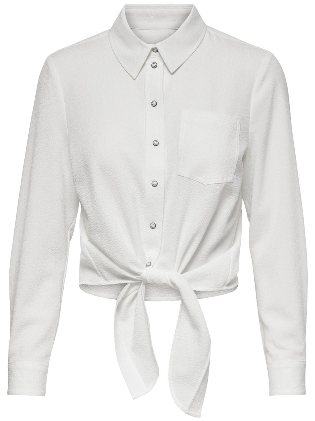 Camicia Only Bianco Lece annodata 15195910 /Cloud Dancer ONLY 