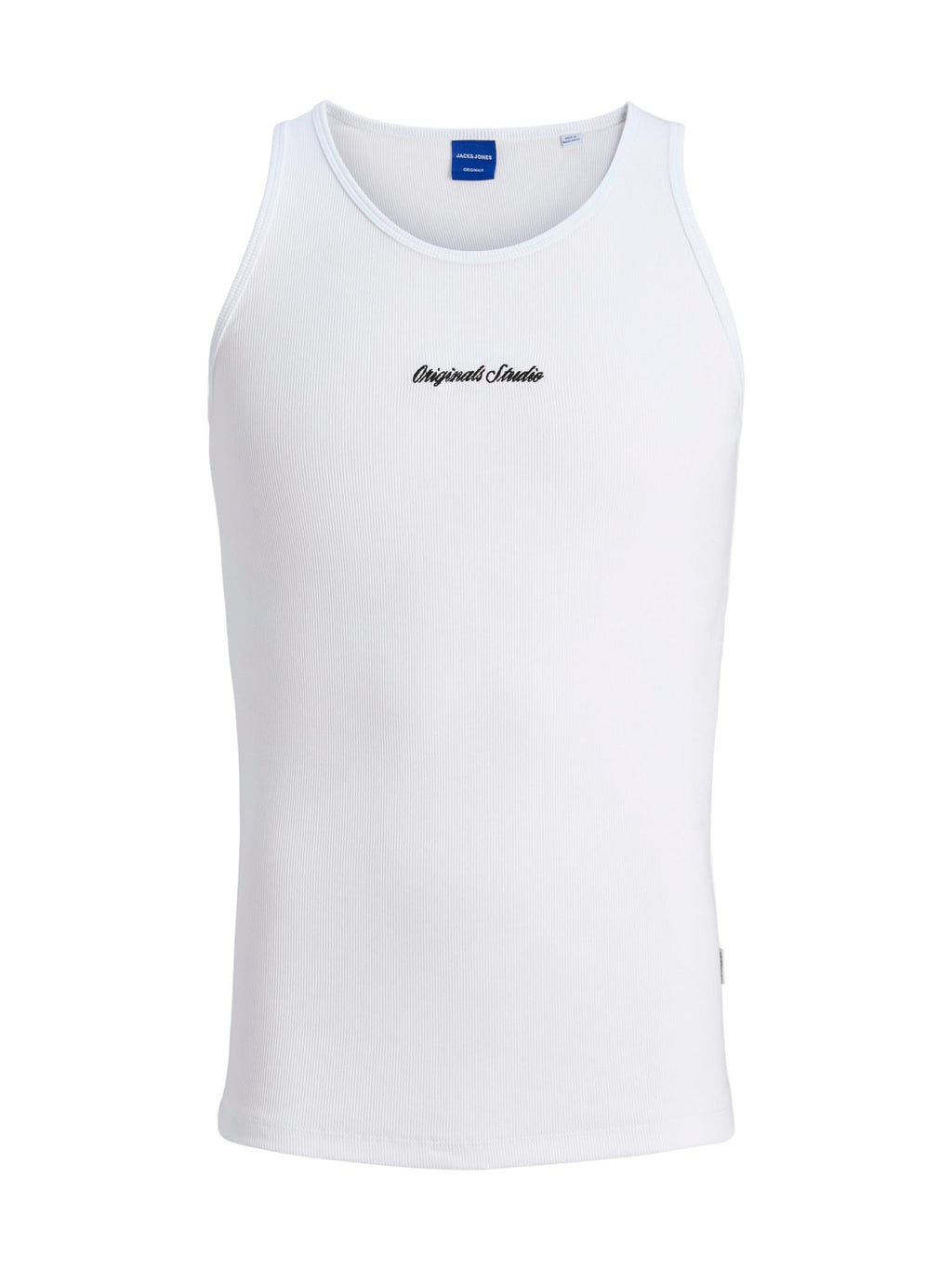 Canotta Jack & Jones Bianco Ebro stampa 12284156 /Bright White JACK & JONES 