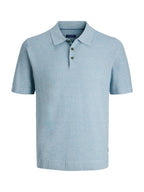 Polo Jack & Jones Riley Celeste in maglia 12292034 /Ashley Blue JACK & JONES 