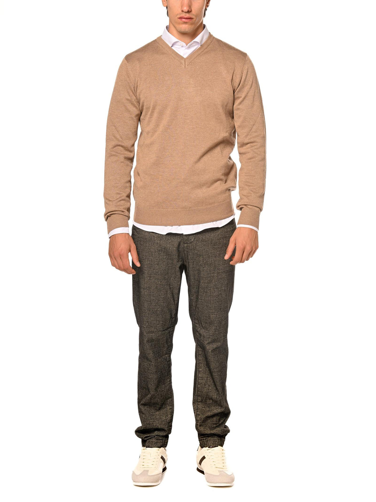 Maglia Seinse Cammello scollo a V MI3060 CAMMELLO SEINSE 