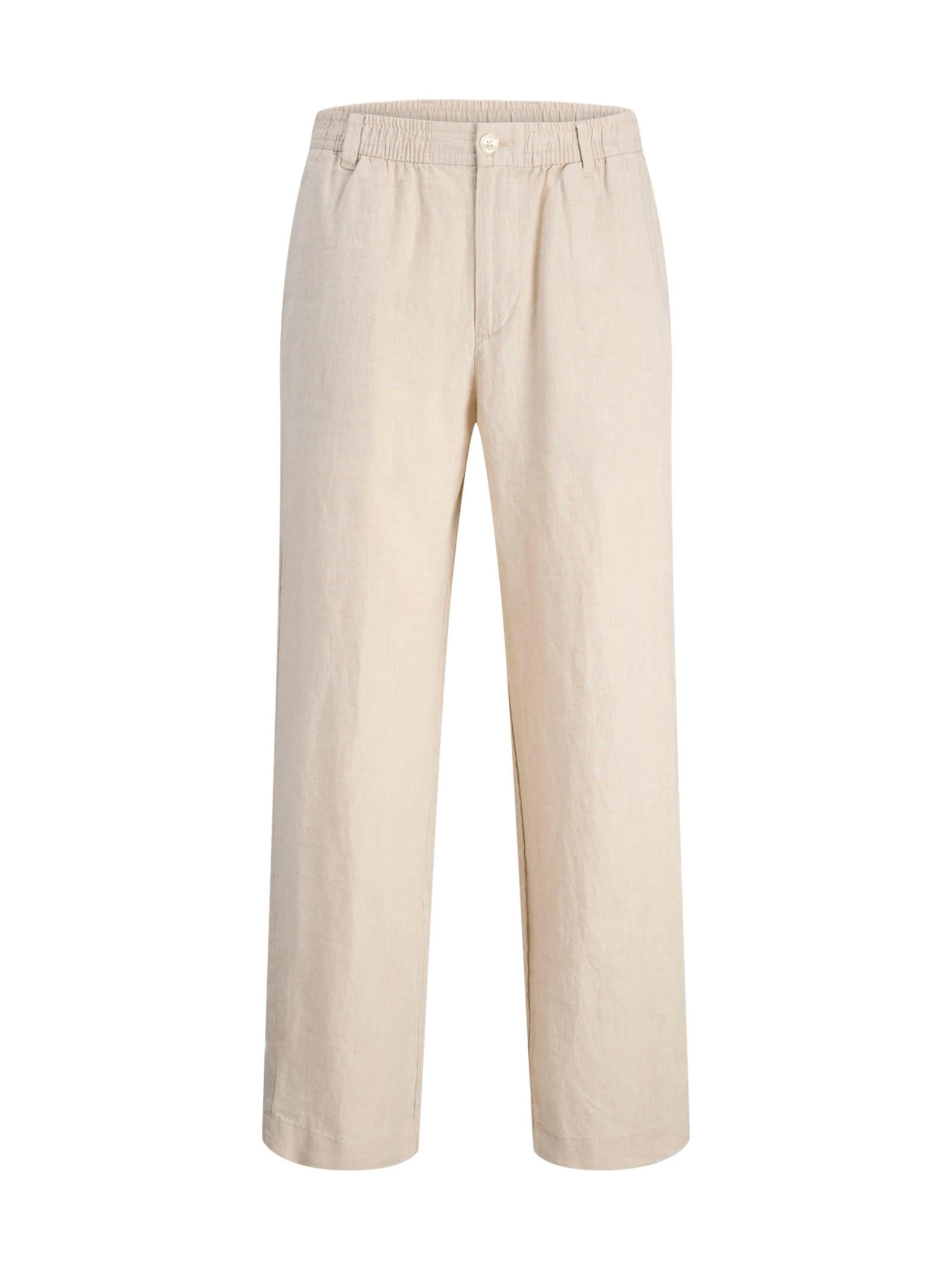 Chino Jack & Jones Lawrence Beige in lino 12253120 /Silver Lining JACK & JONES 