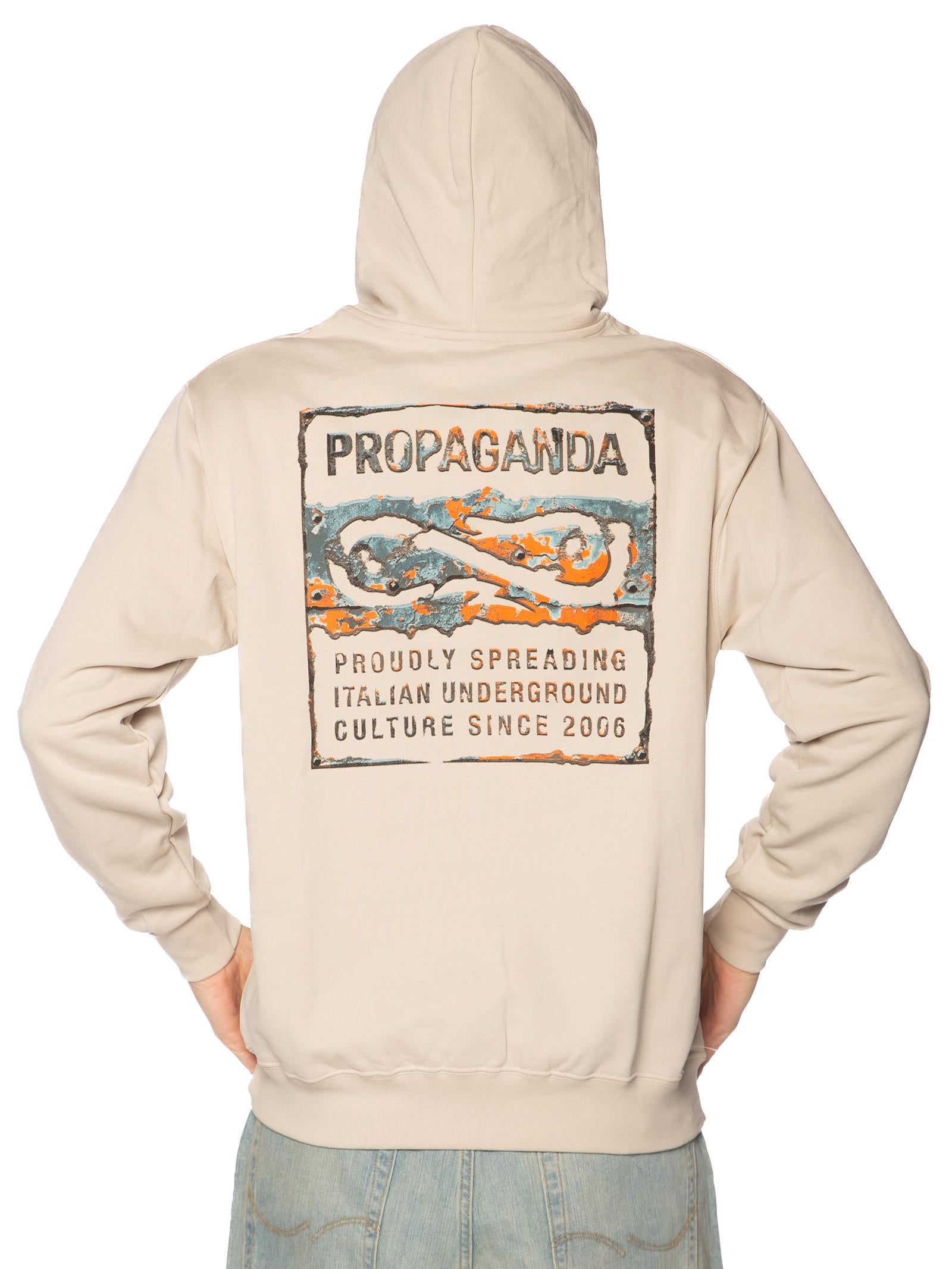 Felpa Propaganda Beige Label rust FE539 BEIGE PROPAGANDA 