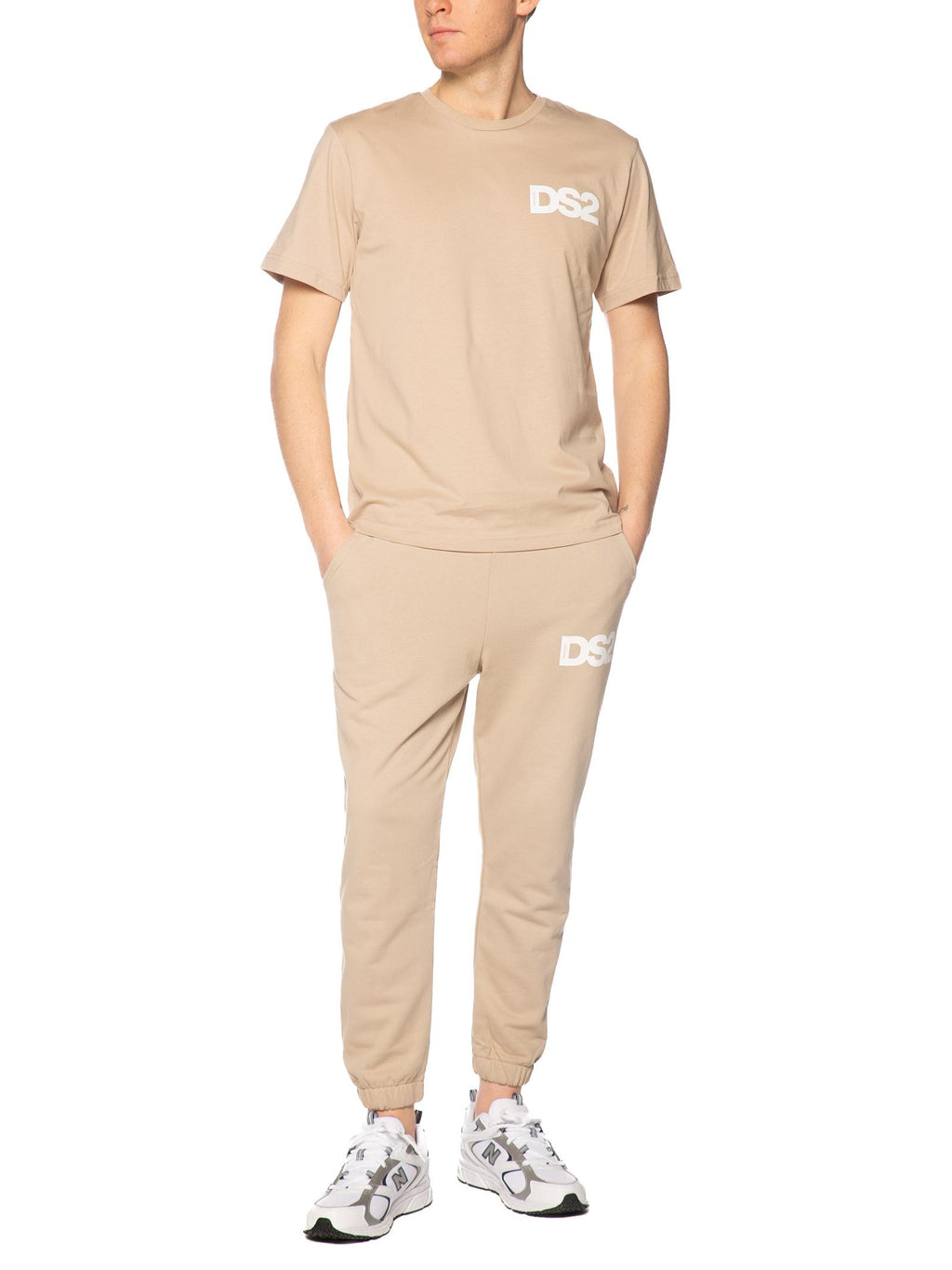 T-shirt DS2 Sabbia basic SS26267 SABBIA DS2 