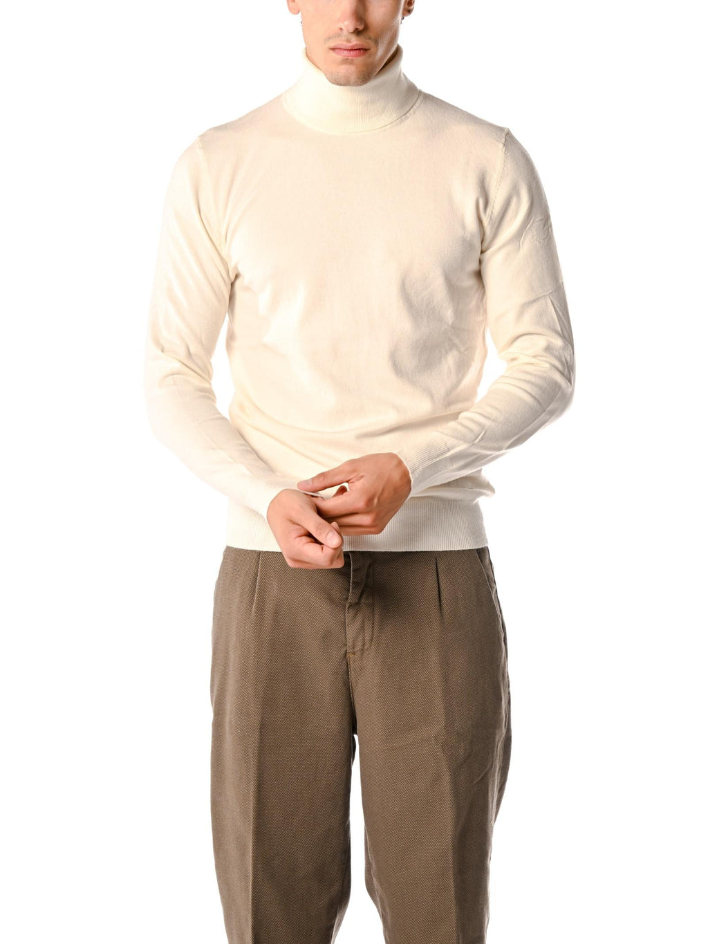 Maglia Gianni Lupo Panna dolcevita GL33500 PANNA GIANNI LUPO 