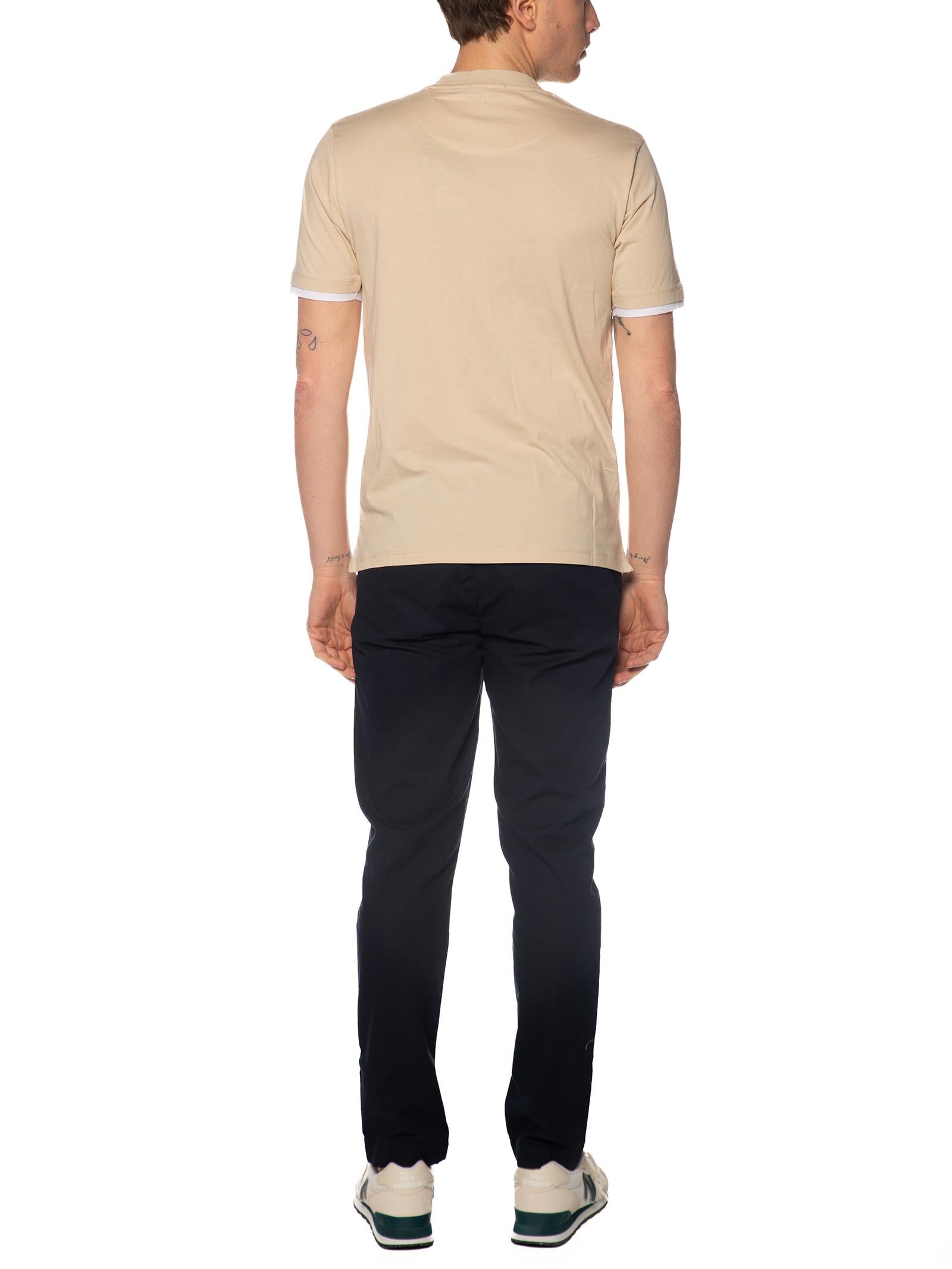 T-shirt Seinse Beige doppio collo TE3217 BEIGE SEINSE 