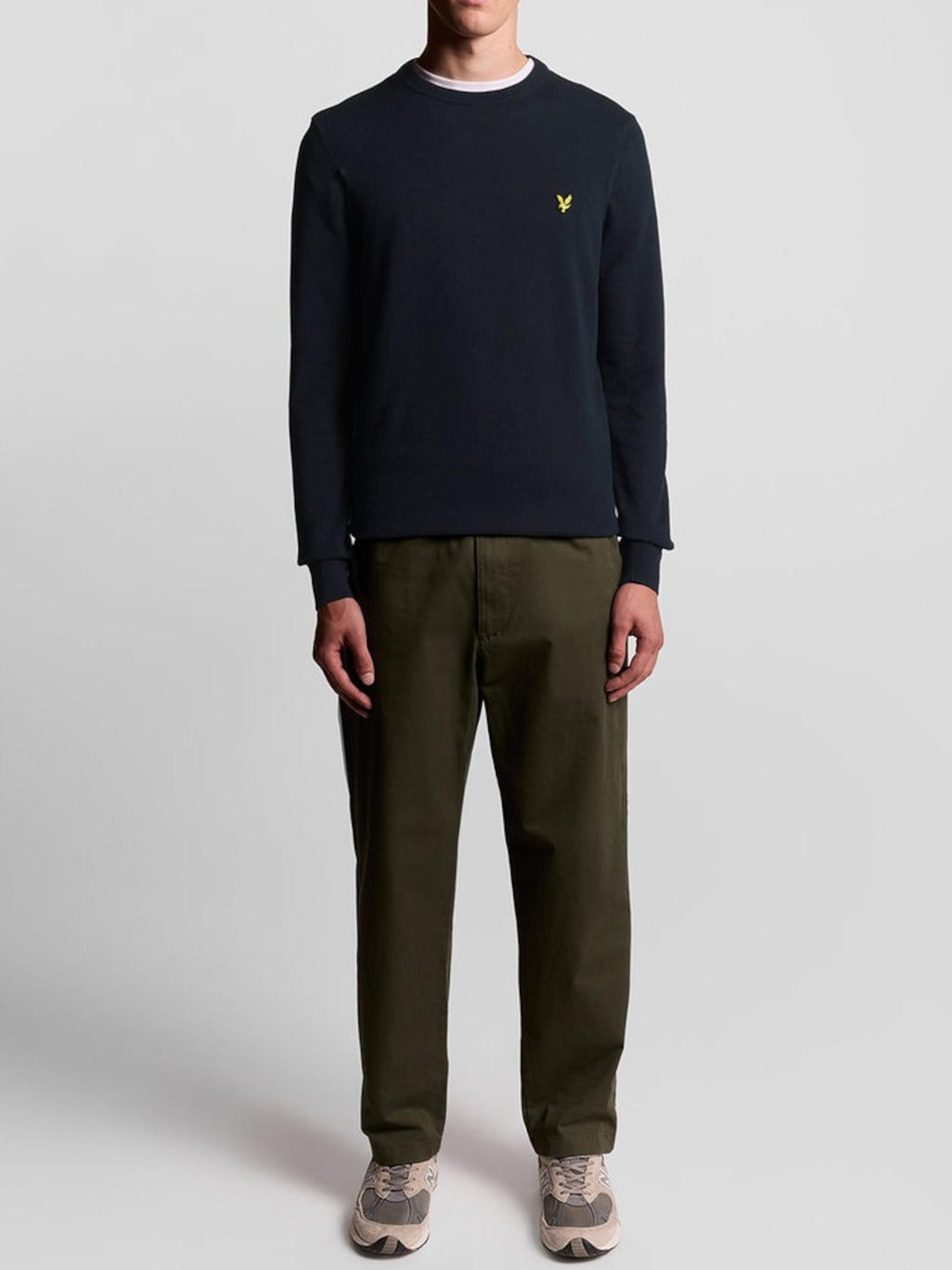 Maglia Lyle & Scott Blu girocollo KN2136V DARK NAVY LYLE & SCOTT 