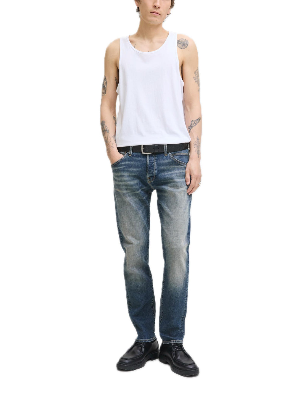 Jeans Jack & Jones Blue Denim Mike Tapered fit 12278228 /Blue Denim JACK & JONES 