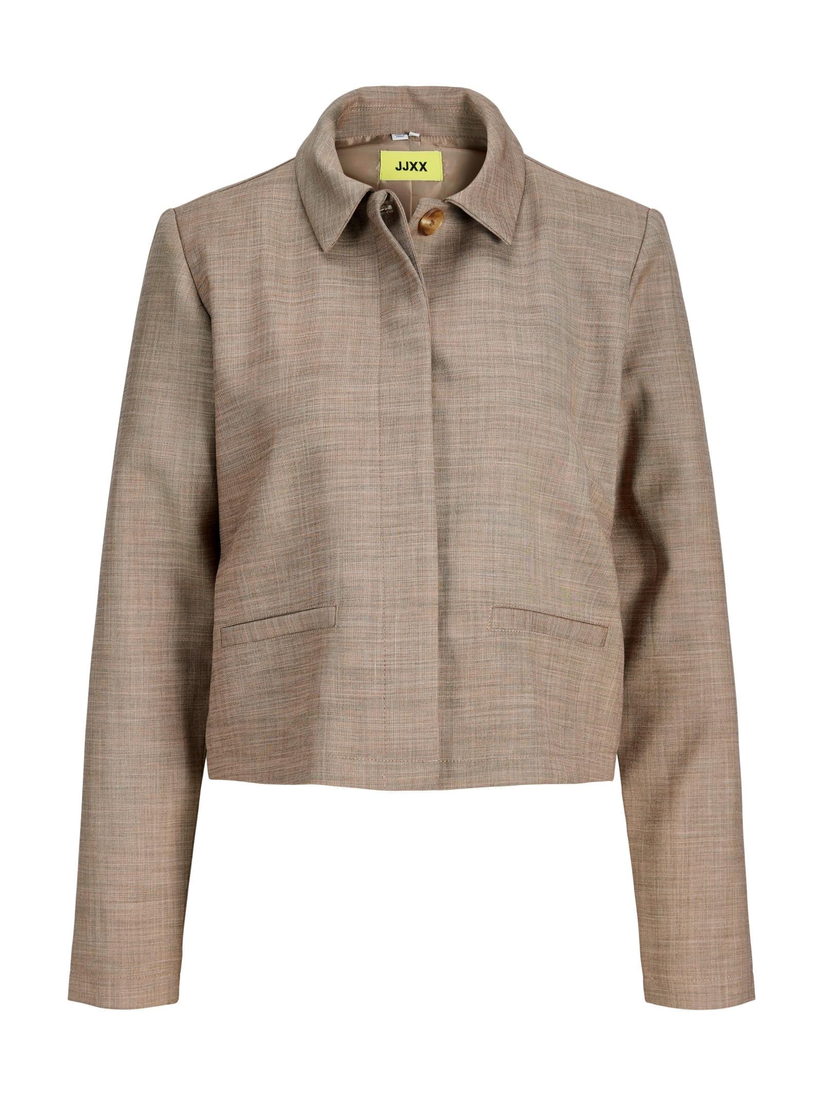 Giacca JJXX Cooper Fango con colletto 12287944 /Coriander JJXX 