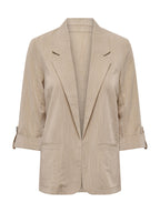 Blazer Only Marsa Beige con manica 3/4 15308084 /Safari ONLY 