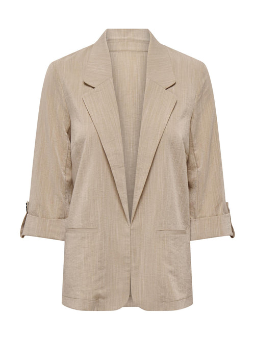 Blazer Only Marsa Beige con manica 3/4 15308084 /Safari ONLY 