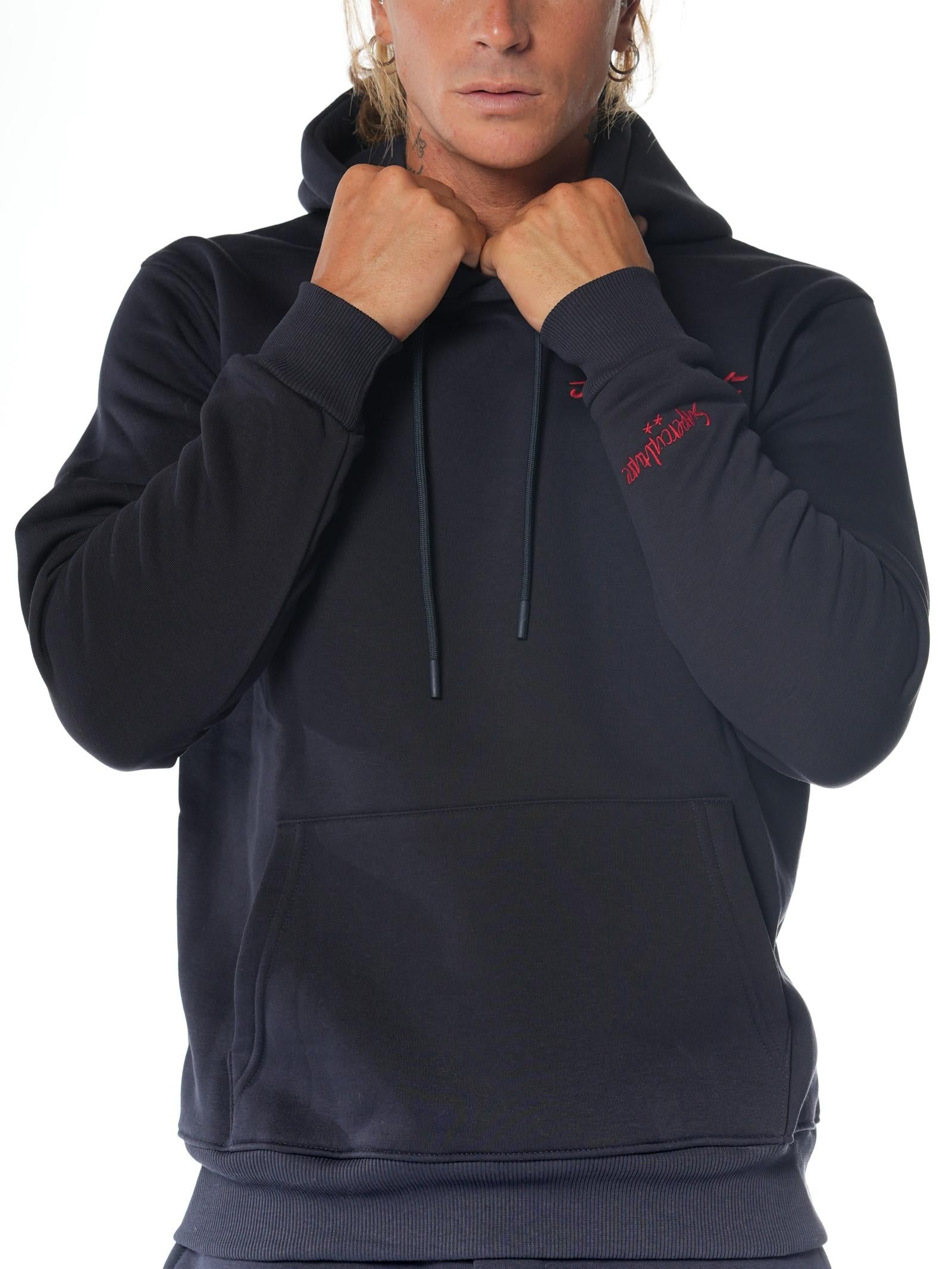 Felpa Superculture Blu St moritz cappuccio A1313 BLU SUPERCULTURE 