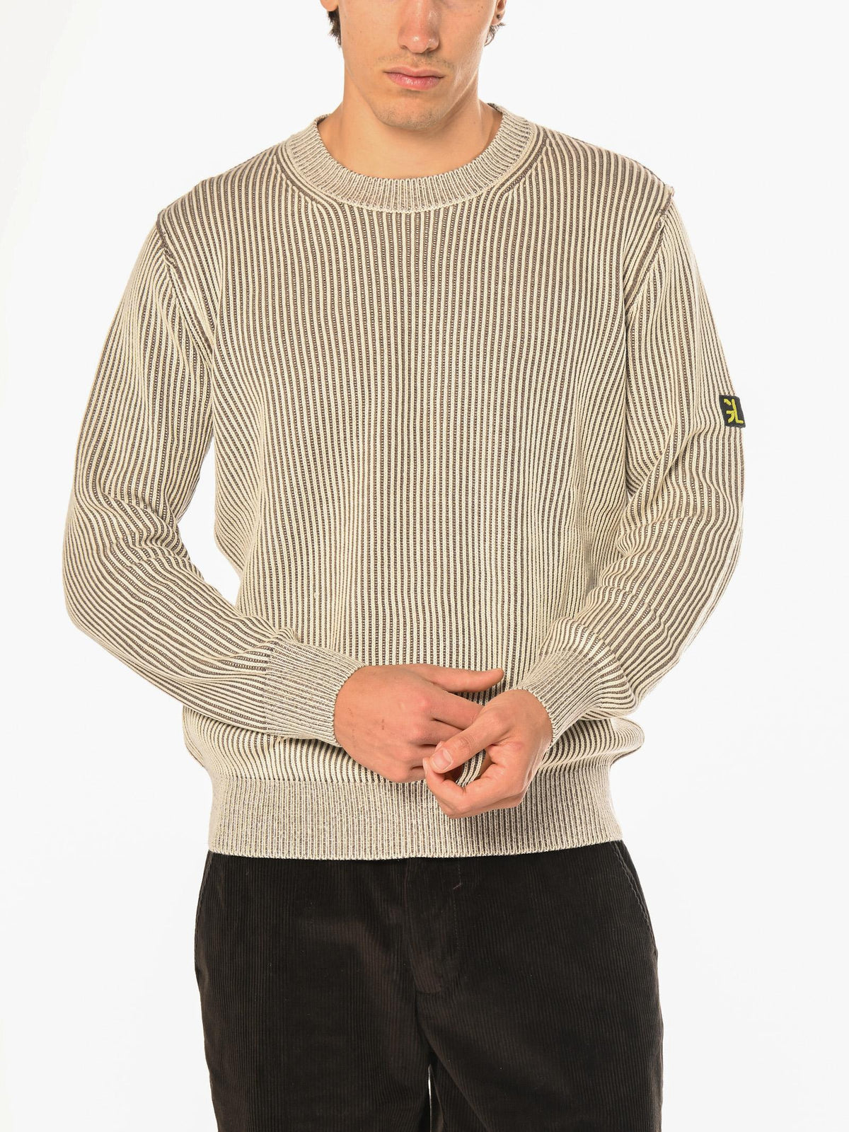 Maglia Gianni Lupo Panna a coste GL35257 PANNA GIANNI LUPO 