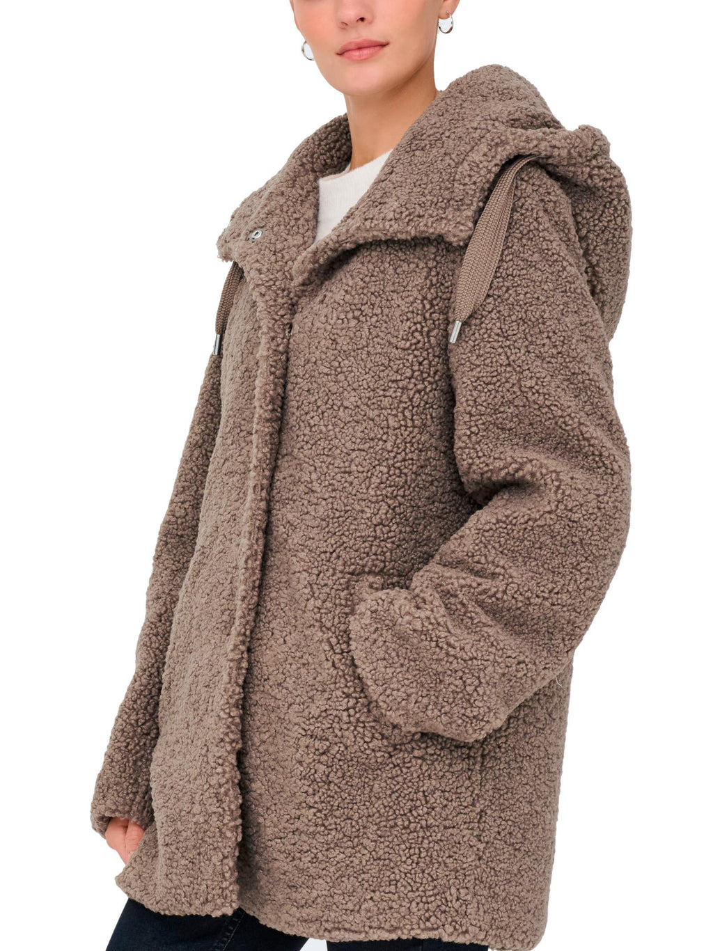 Cappotto Only Mina Nocciola teddy 15356909 /Mountain Trail ONLY 