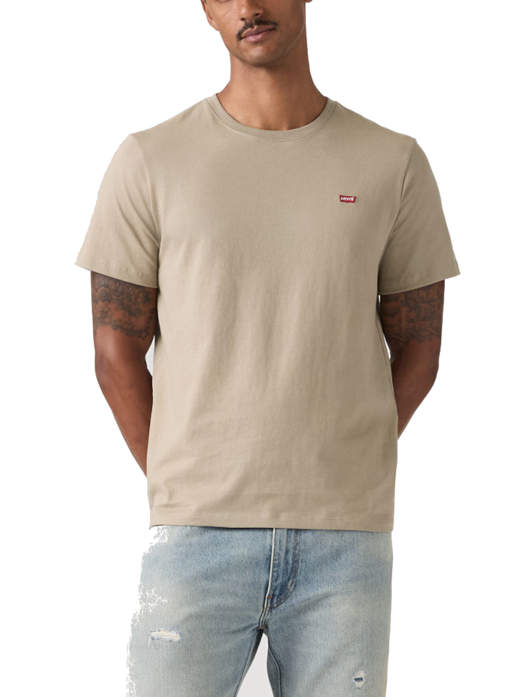 T-Shirt Levi's® Beige Basic con Logo Ricamato 5660503 01 LEVI'S® 