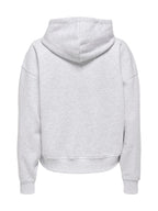 Felpa Only Best Grigia con cappuccio. 15338730 /Light Grey Melange ONLY 