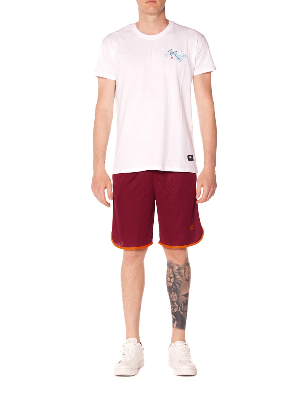 Bermuda Errea Bordeaux con logo piccolo R31P0M 150 ERREA 