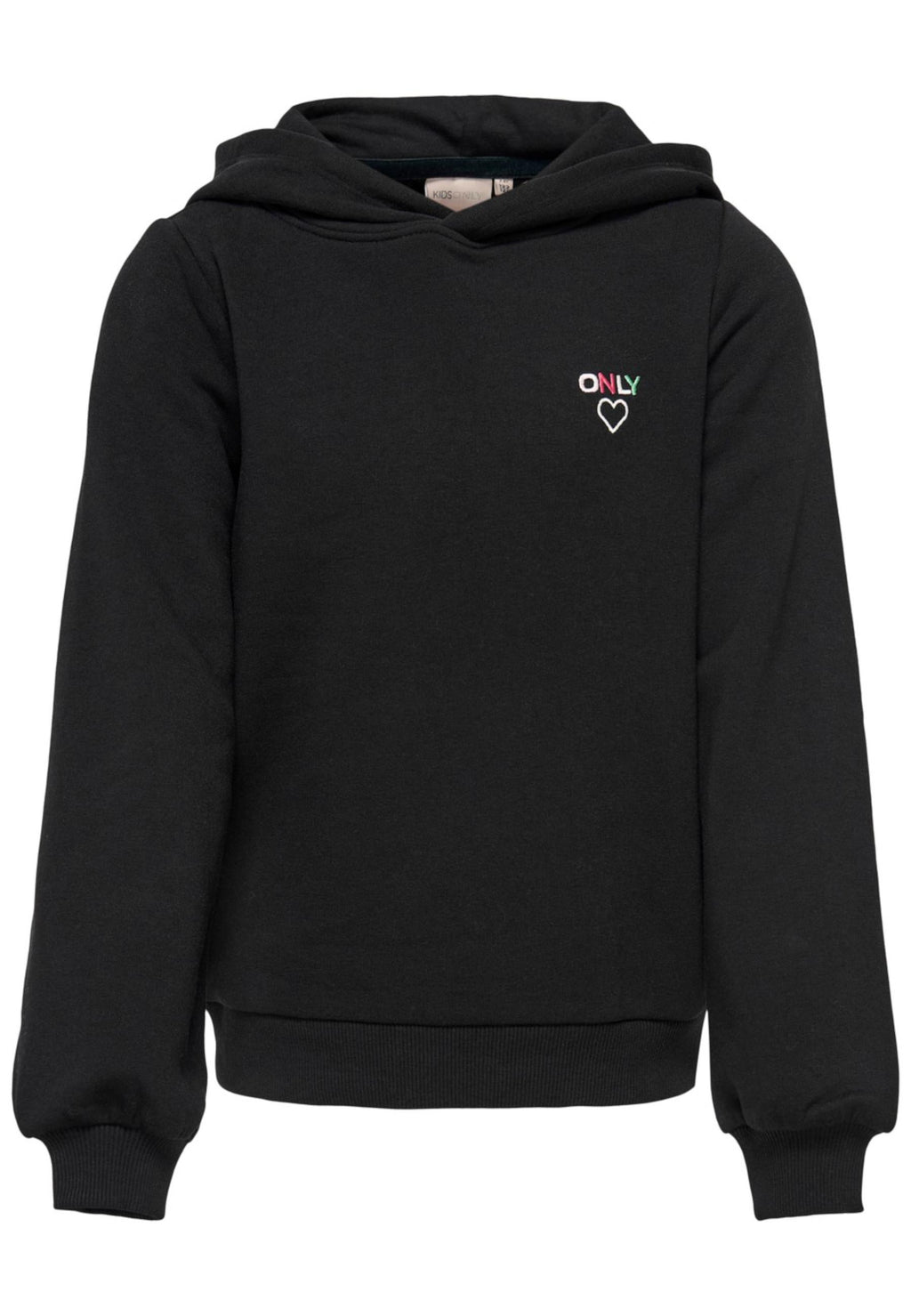 Felpa Kids Only Nera con cappuccio