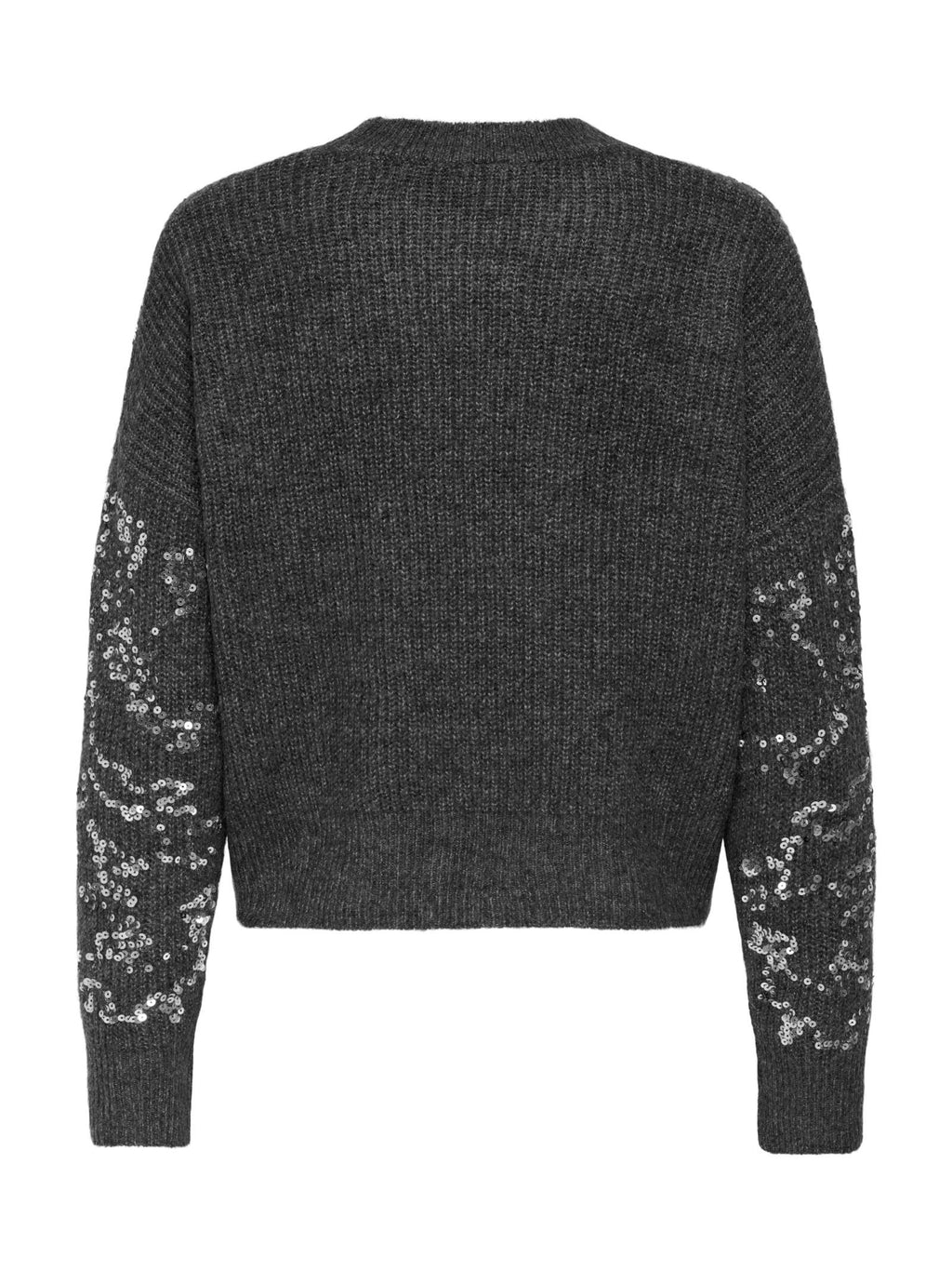 Maglia Only Alta Grigio glitter 15353230 /Dark Grey Melange ONLY 