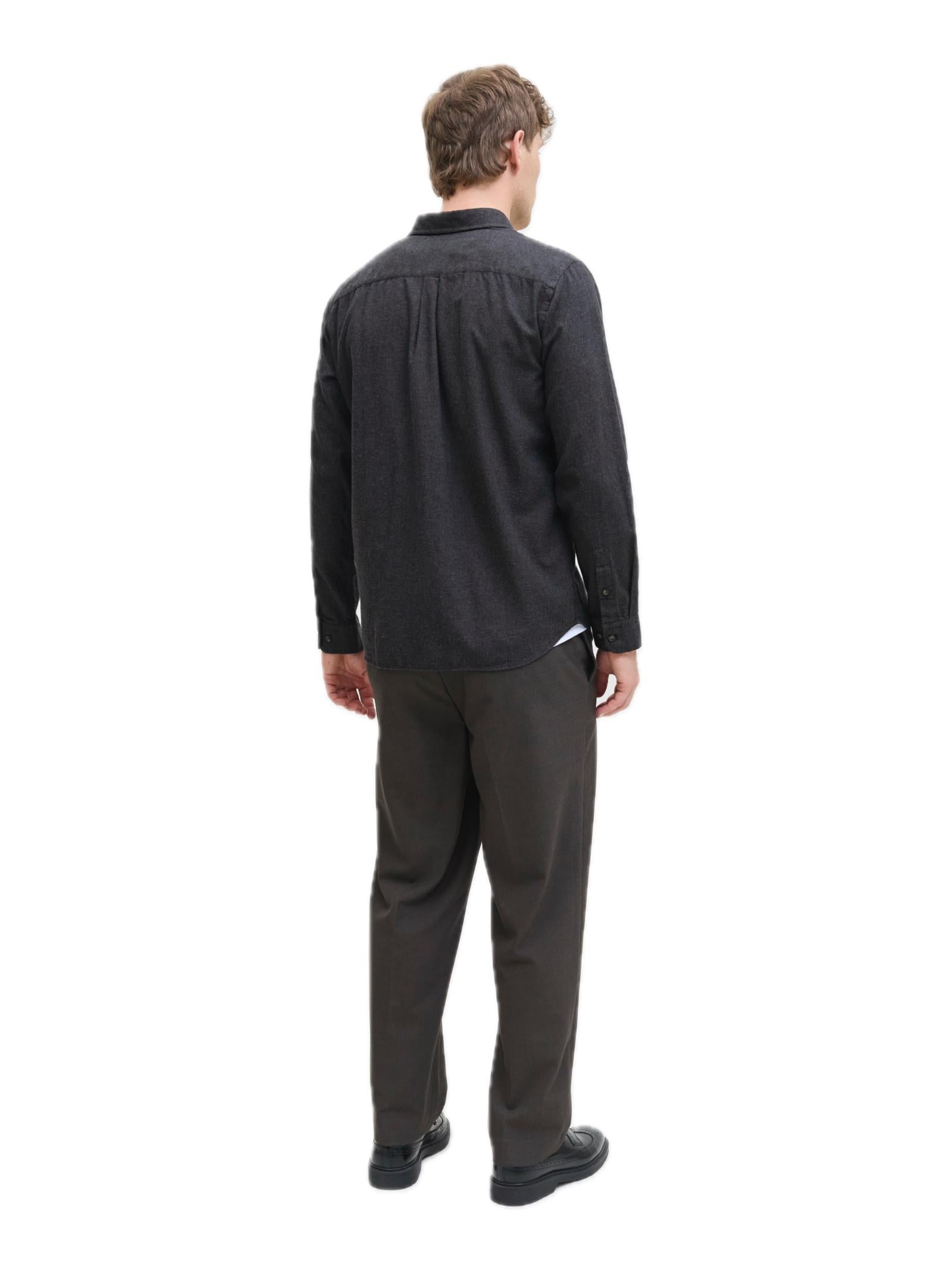 Camicia Jack & Jones Classic Antracite 12278416 /Dark Grey Melange JACK & JONES 