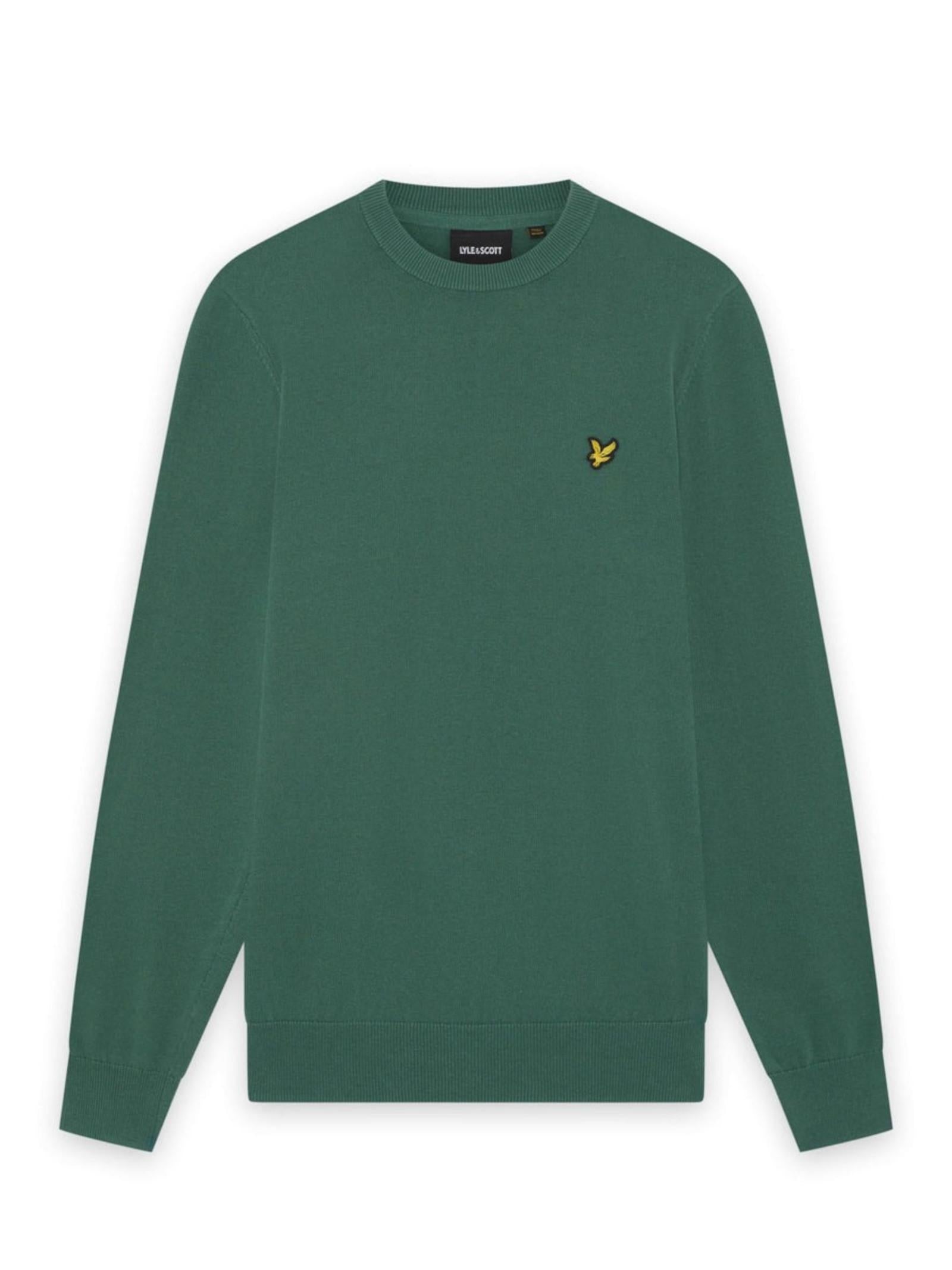 Maglia Lyle & Scott Verde girocollo KN2136V EVERGLADE LYLE & SCOTT 