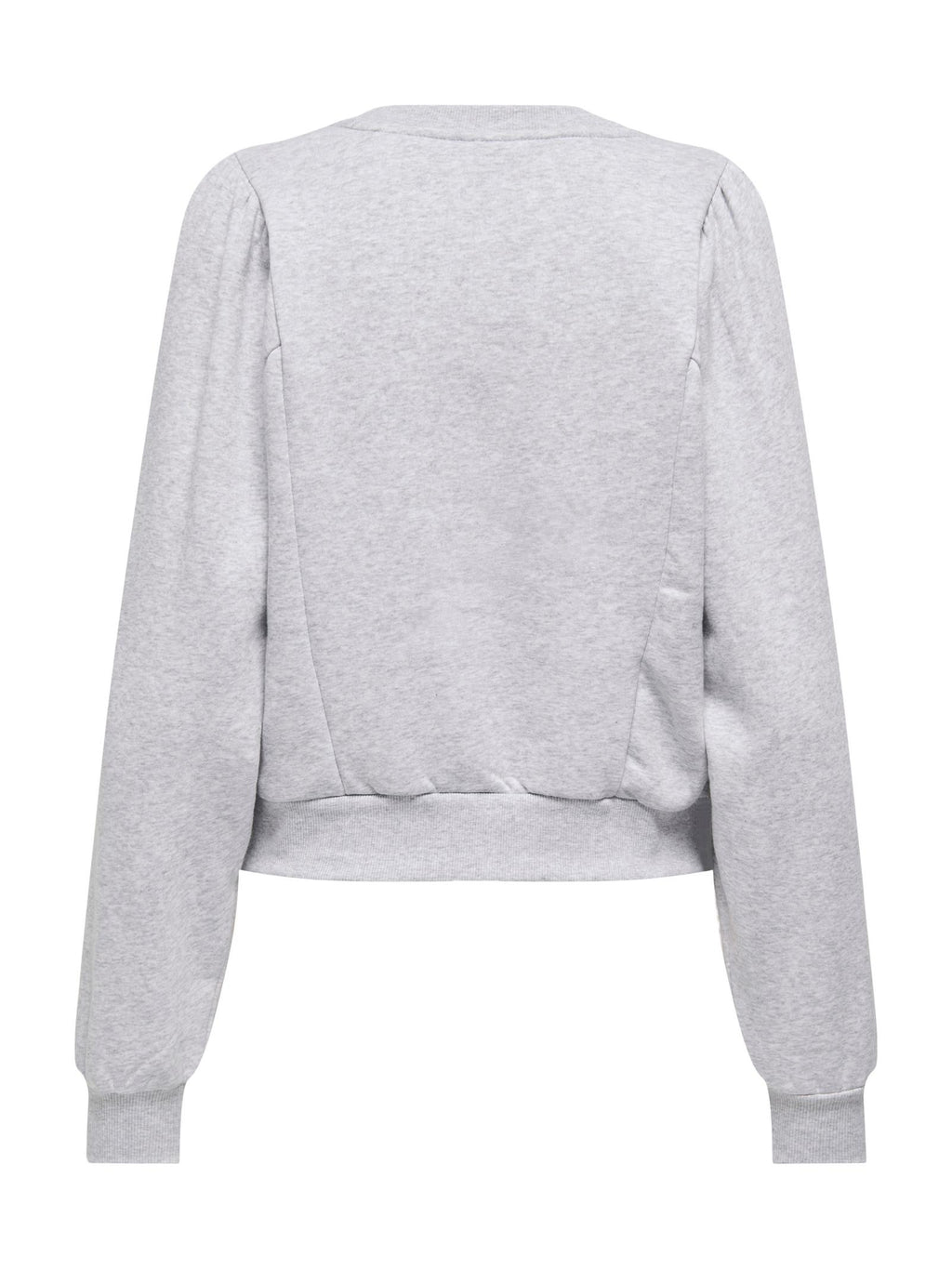 Felpa Only Leah Grigio girocollo 15358371 /Light Grey Melange ONLY 