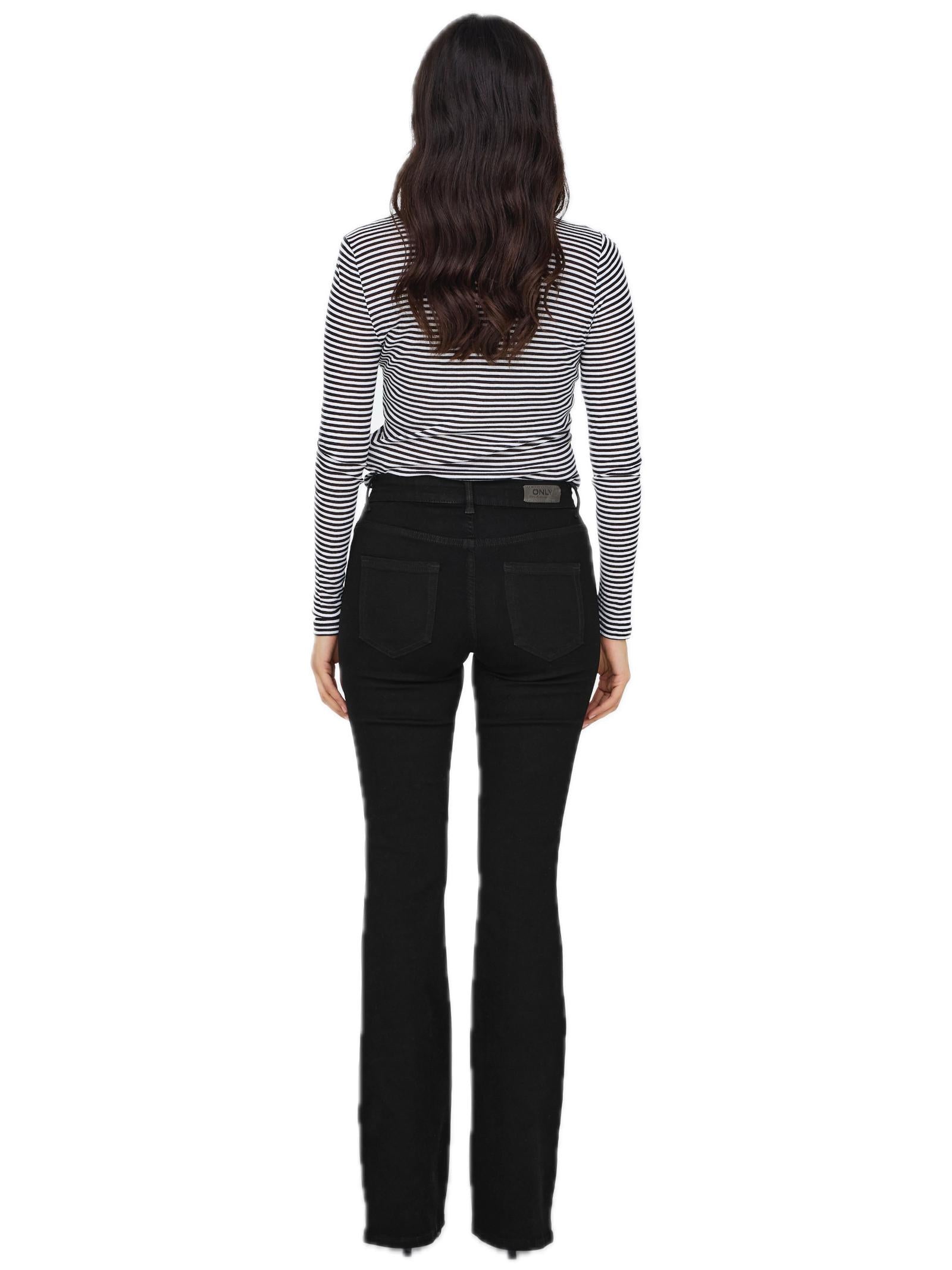 Jeans Only Black Denim Flared 15324908 /Black Denim ONLY 