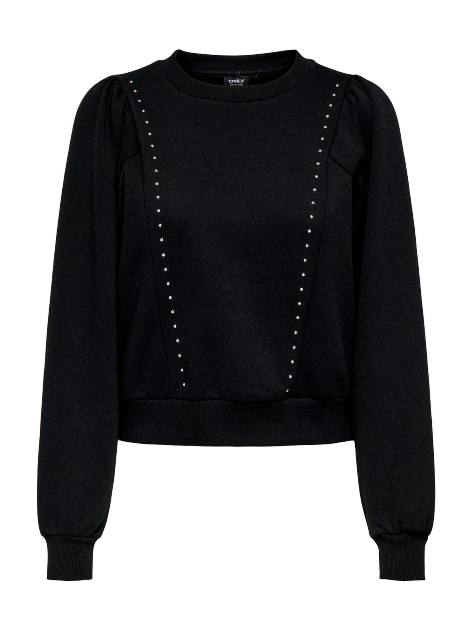 Felpa Only Leah Nero girocollo 15358371 /Black ONLY 