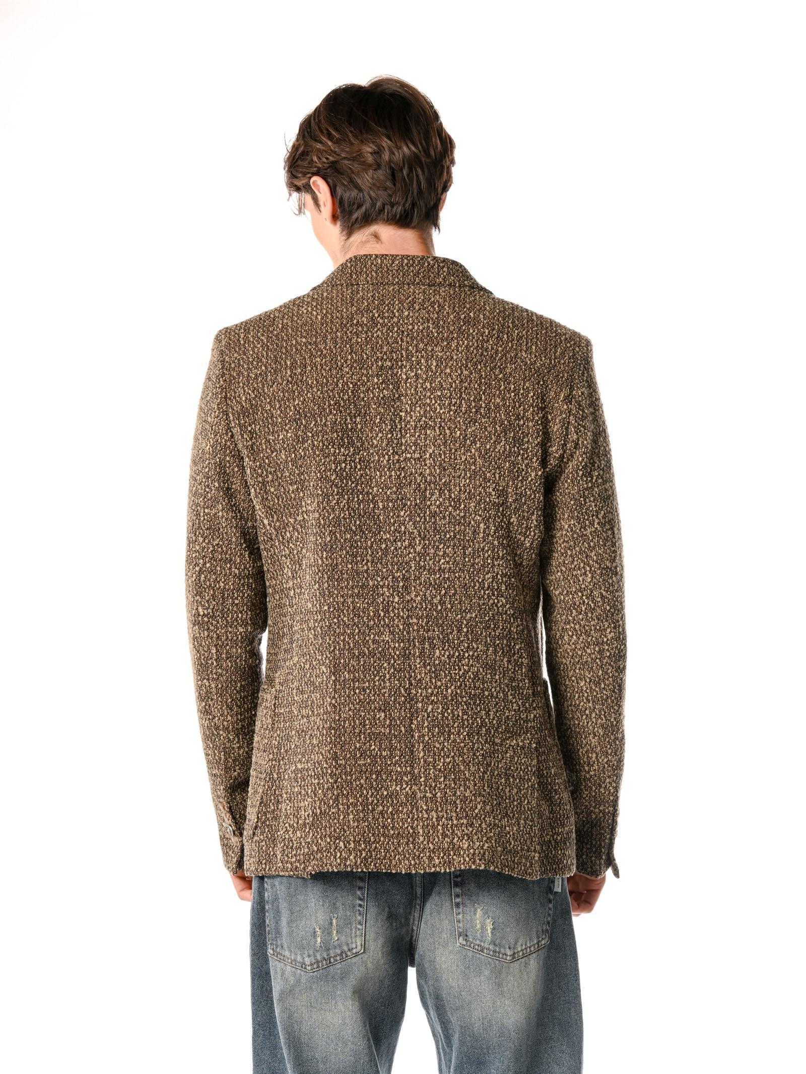 Giacca Block Eleven Beige bouclè 05BLG251168 BEIGE BLOCK ELEVEN 