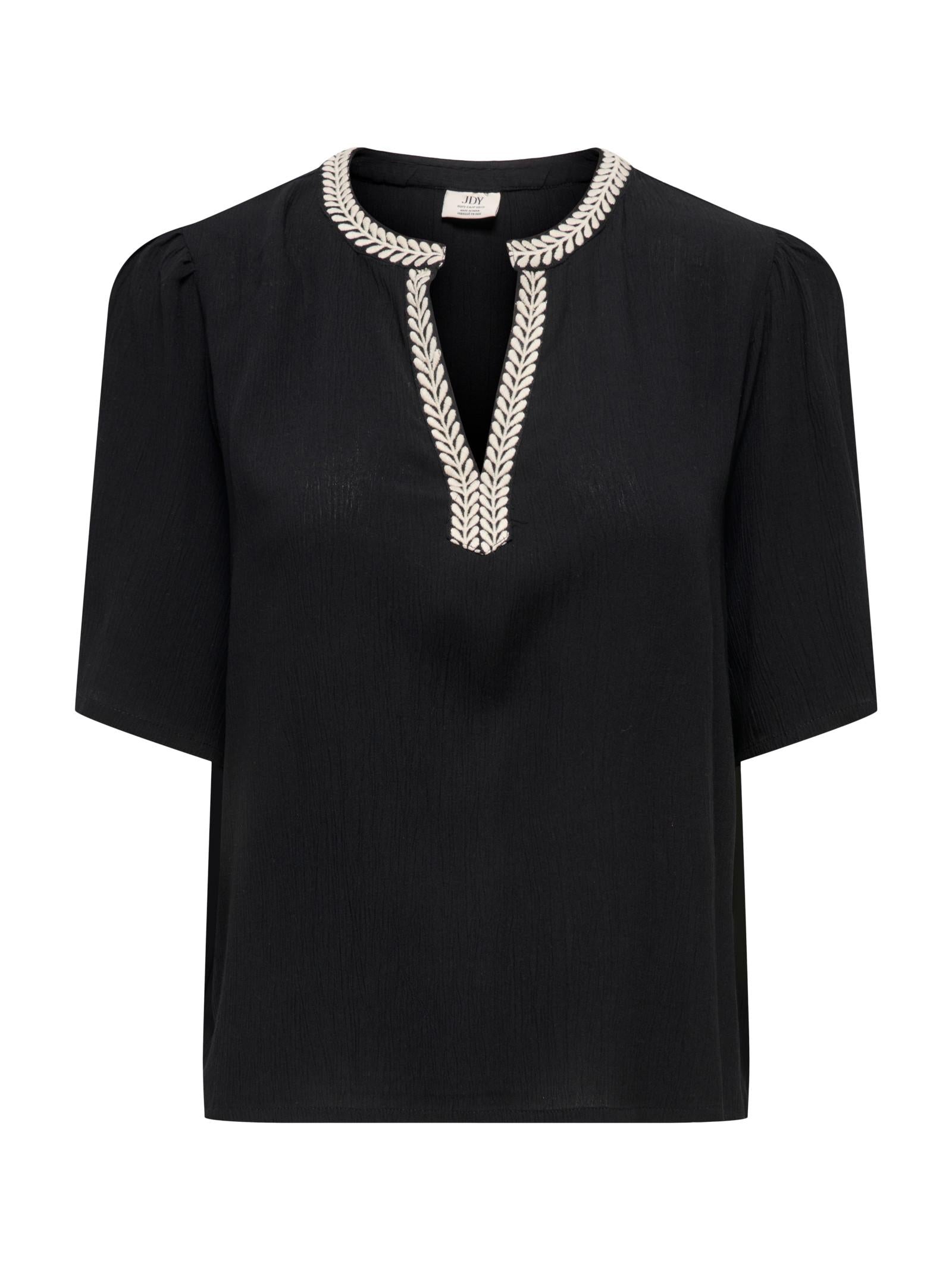 Blusa JDY Nero Liva scollo a V 15373083 /Black JDY 