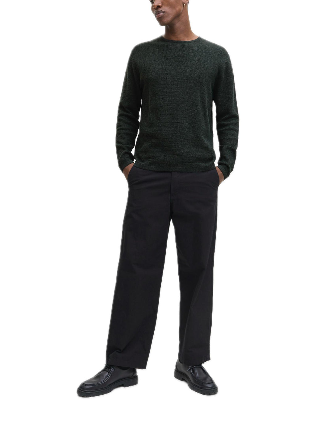 Maglia Jack & Jones George Verde girocollo 12268279 /Rosin JACK & JONES 
