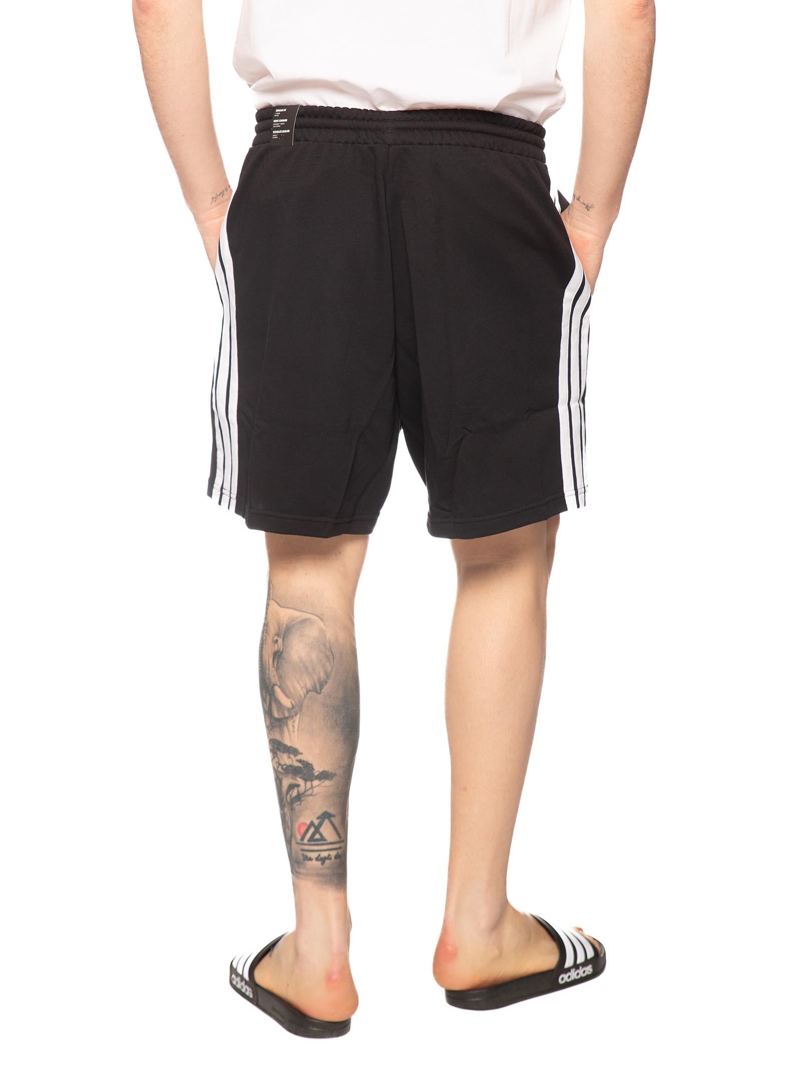 Bermuda Adidas Nero in felpa JE6414 NERO ADIDAS 