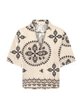 Camicia Only Panna Nero Izzy fantasia 15373618 /Black Cloud Dancer ONLY 