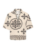 Camicia Only Panna Nero Izzy fantasia 15373618 /Black Cloud Dancer ONLY 