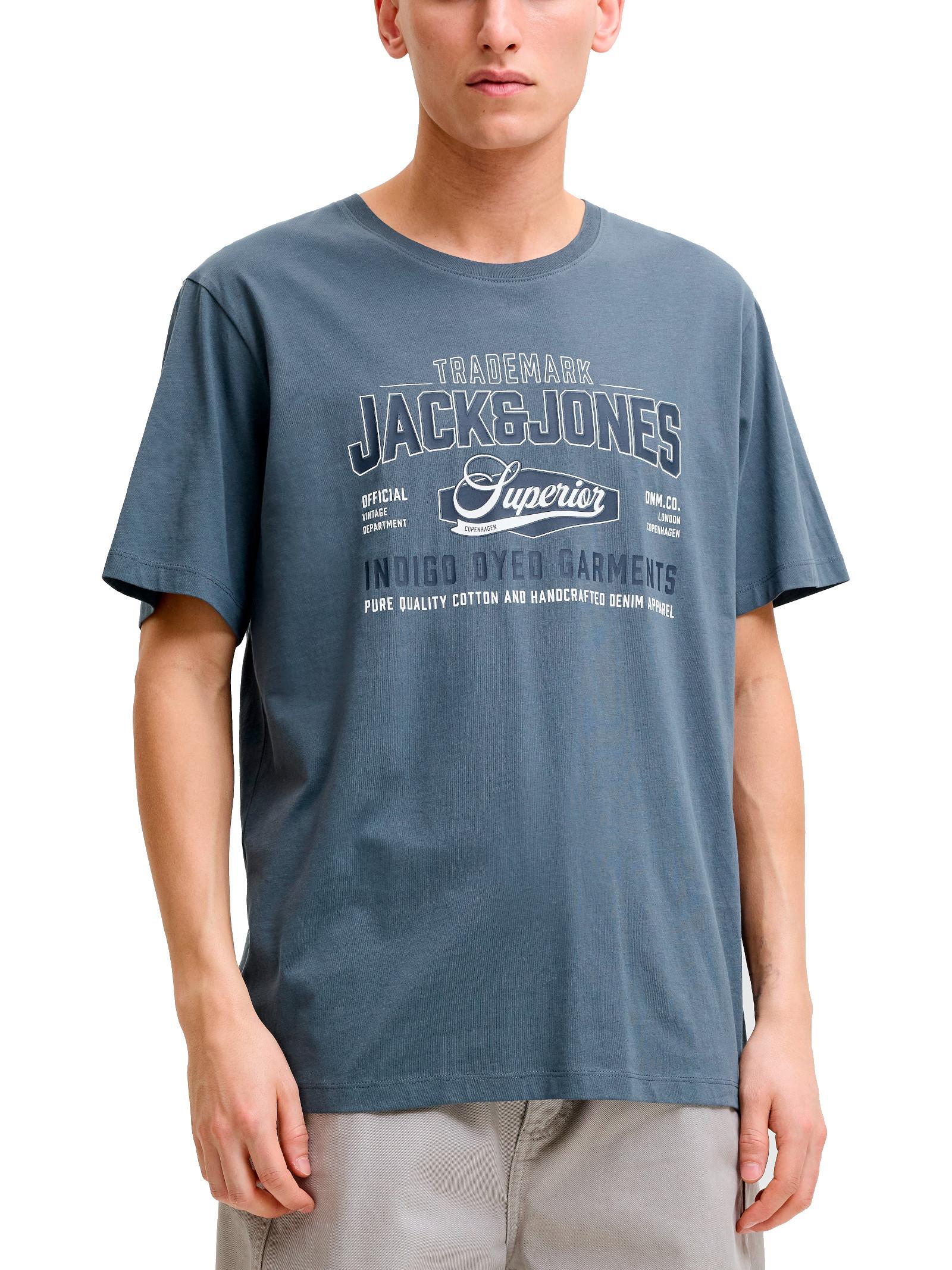 T-shirt Jack & Jones Logo Antracite 12299017 /Turbulence JACK & JONES 