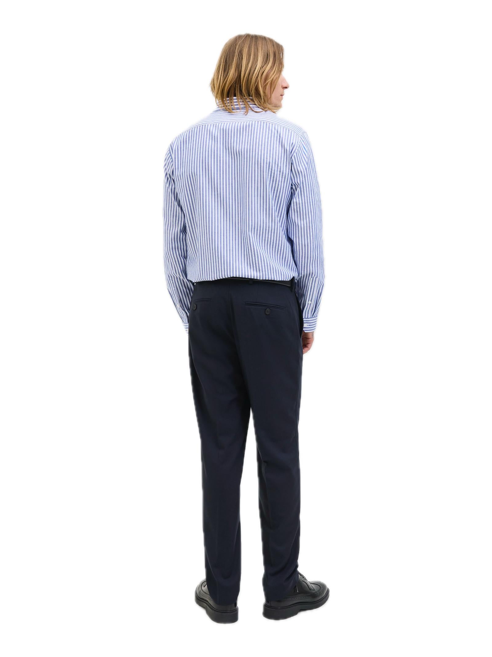 Camicia Jack & Jones Parker Blu Bianco fantasia 12227385 /Black Iris JACK & JONES 