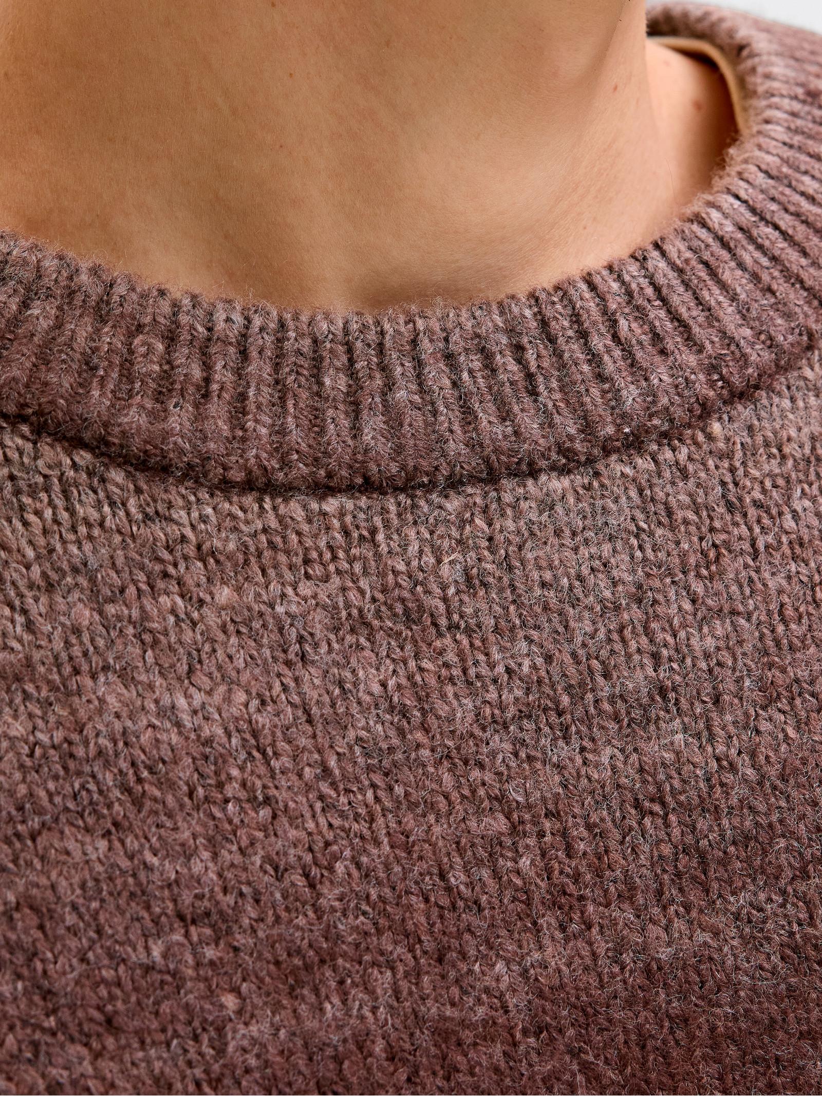 Maglia Jack & Jones Meadows Marrone melange 12283641 /Deep Mahogany JACK & JONES 